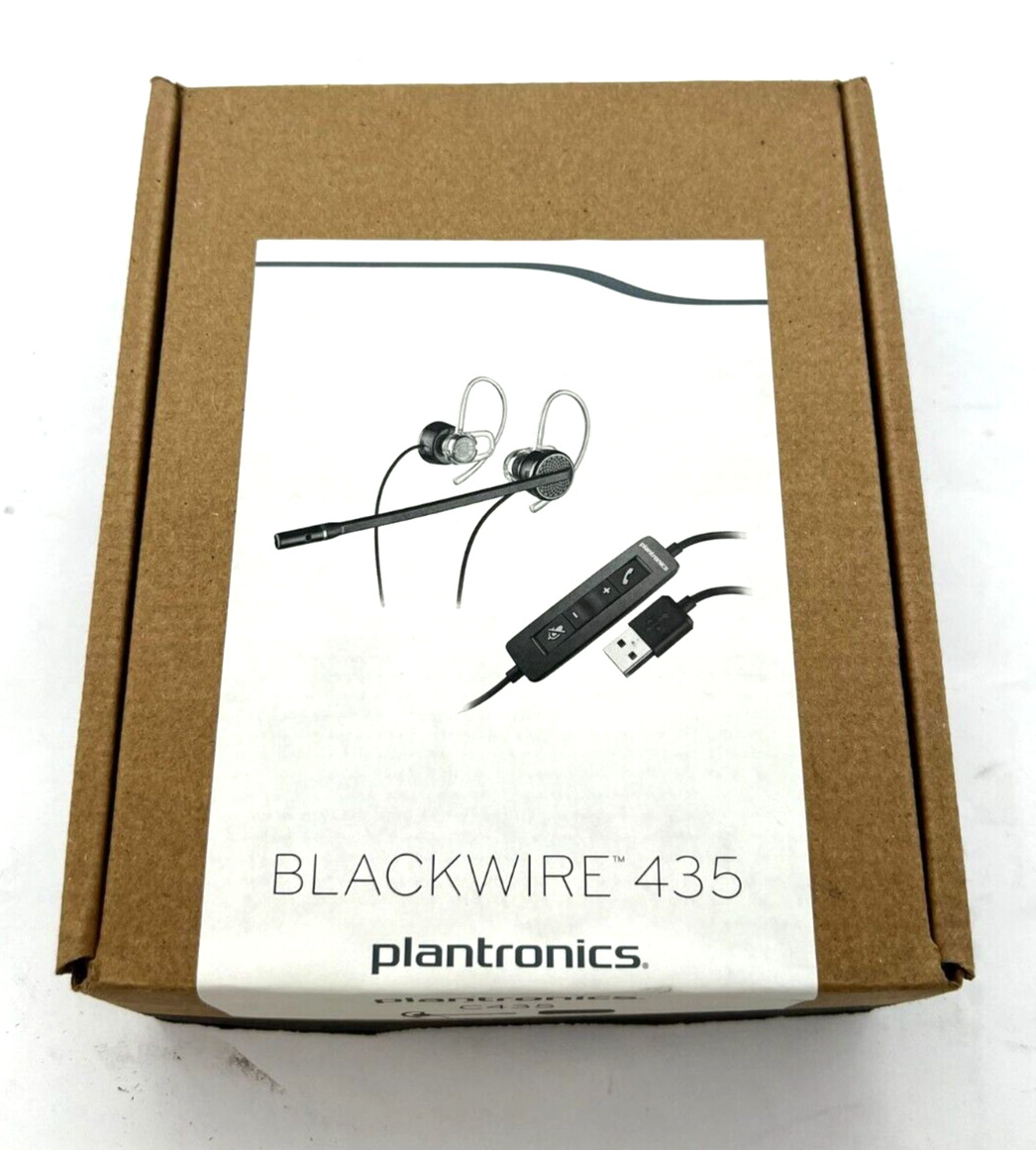 Plantronics Blackwire C435 C435-M USB Headset For Home PC / Laptop Microsoft