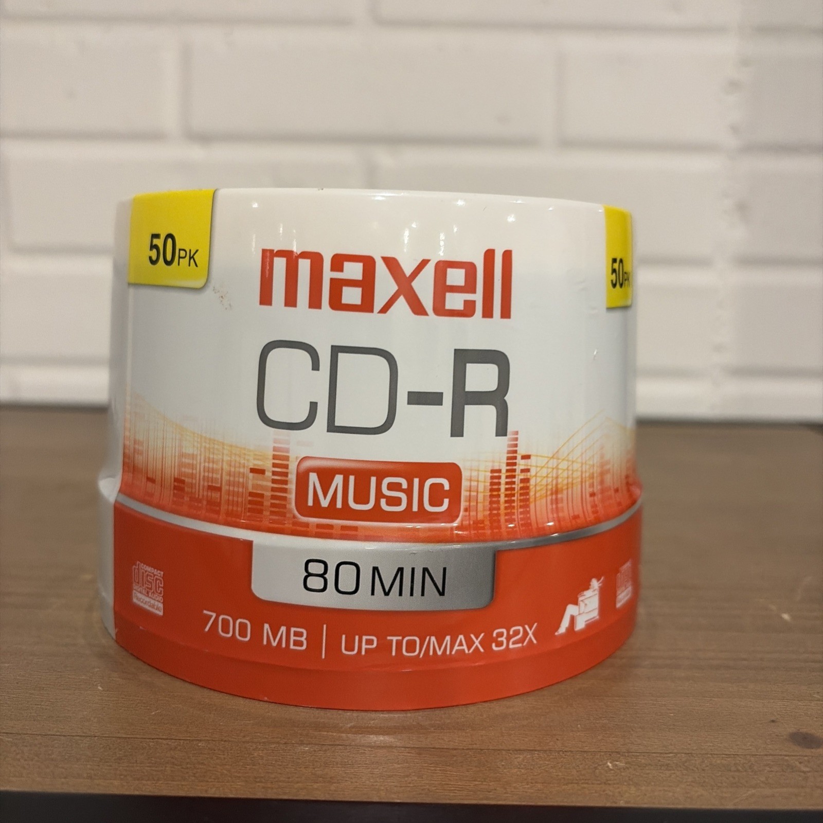 Maxwell CD-R Music 80 Minutes 700 MB 32X - 50 Pack