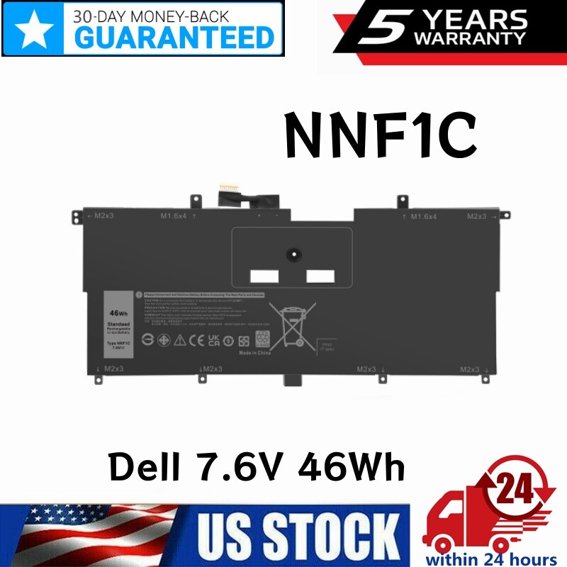 ✅NNF1C Battery For Dell XPS 13 2 in 1 9365 XPS 13 9365 2-in-1 2017 XPS 13 46WH