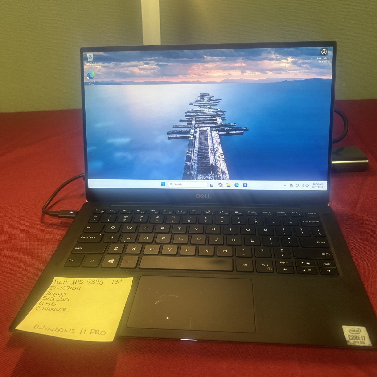 Dell XPS 13 7390 | i7-1071U |  16GB RAM, 512 SSD | Win11 Pro | 4K Touchscreen