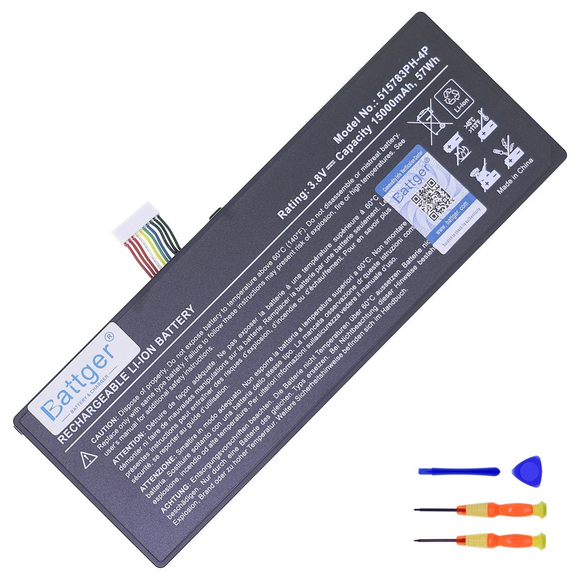 Genuine new AUTEL MAXICOM MK908PRO maxim im608 im600 515783-4P battery