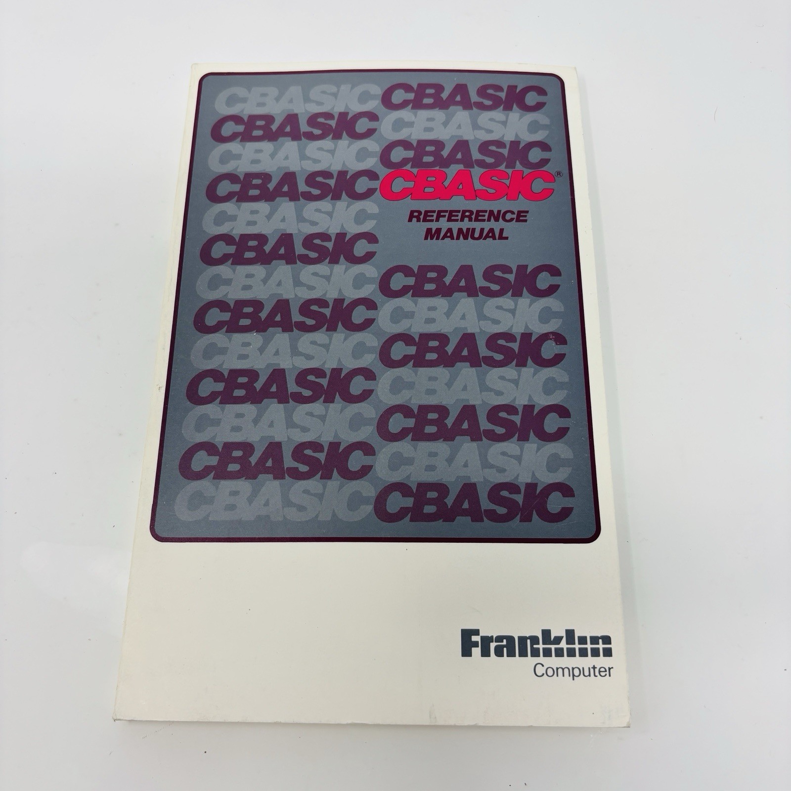 Franklin CBASIC Reference Manual Vintage Apple II Computer Programming