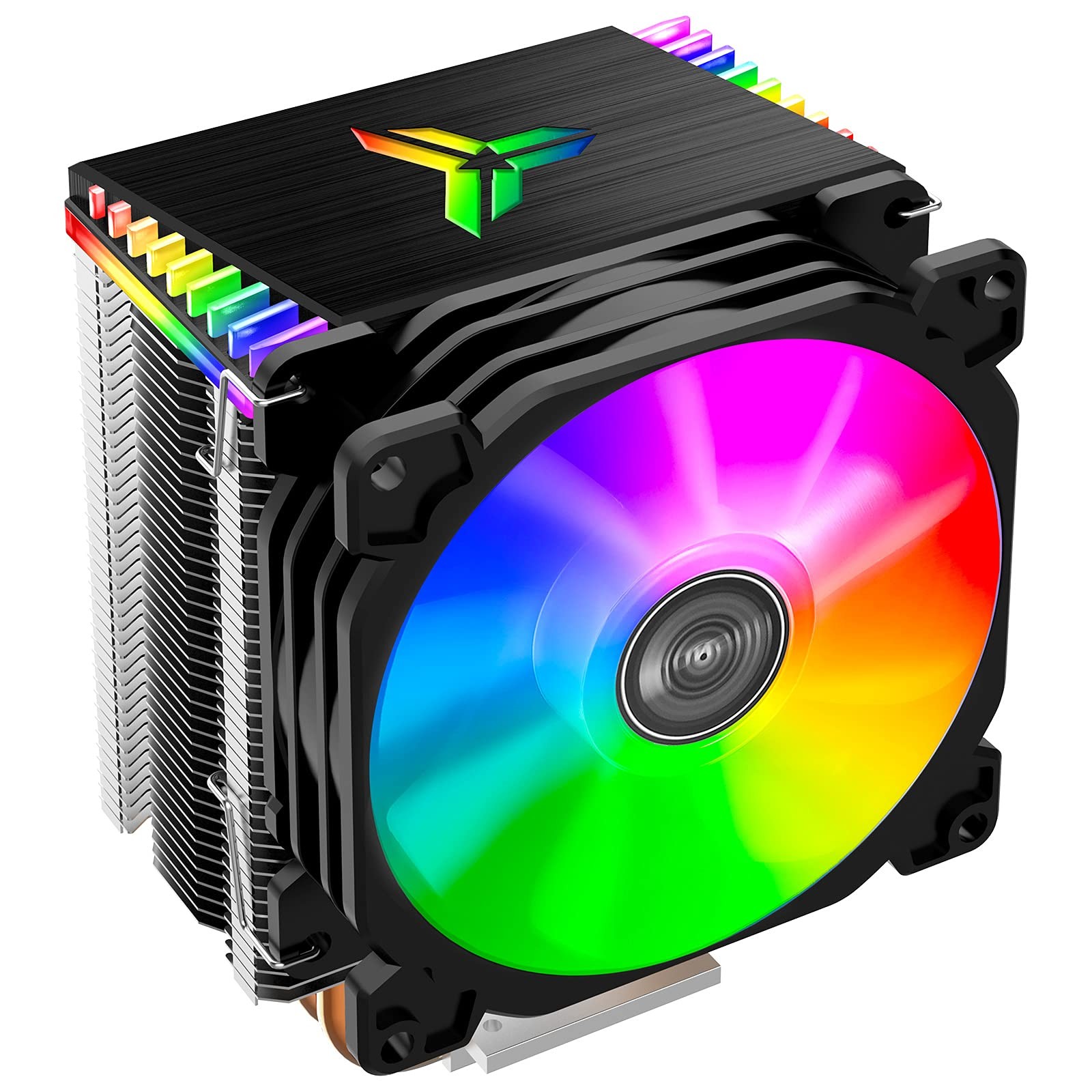 JONSBO CR1400 RGB CPU Air Cooler, 92mm PWM Cooler Black, Black 