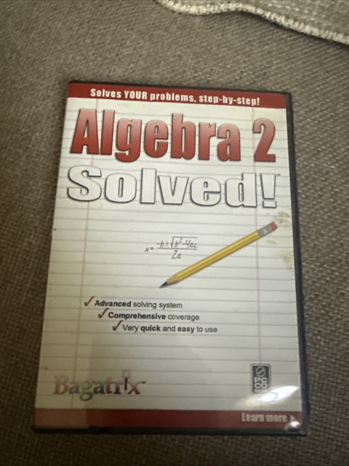 Trigonometry Solved *Rare* Bagatrix PC Cd-rom Math Software