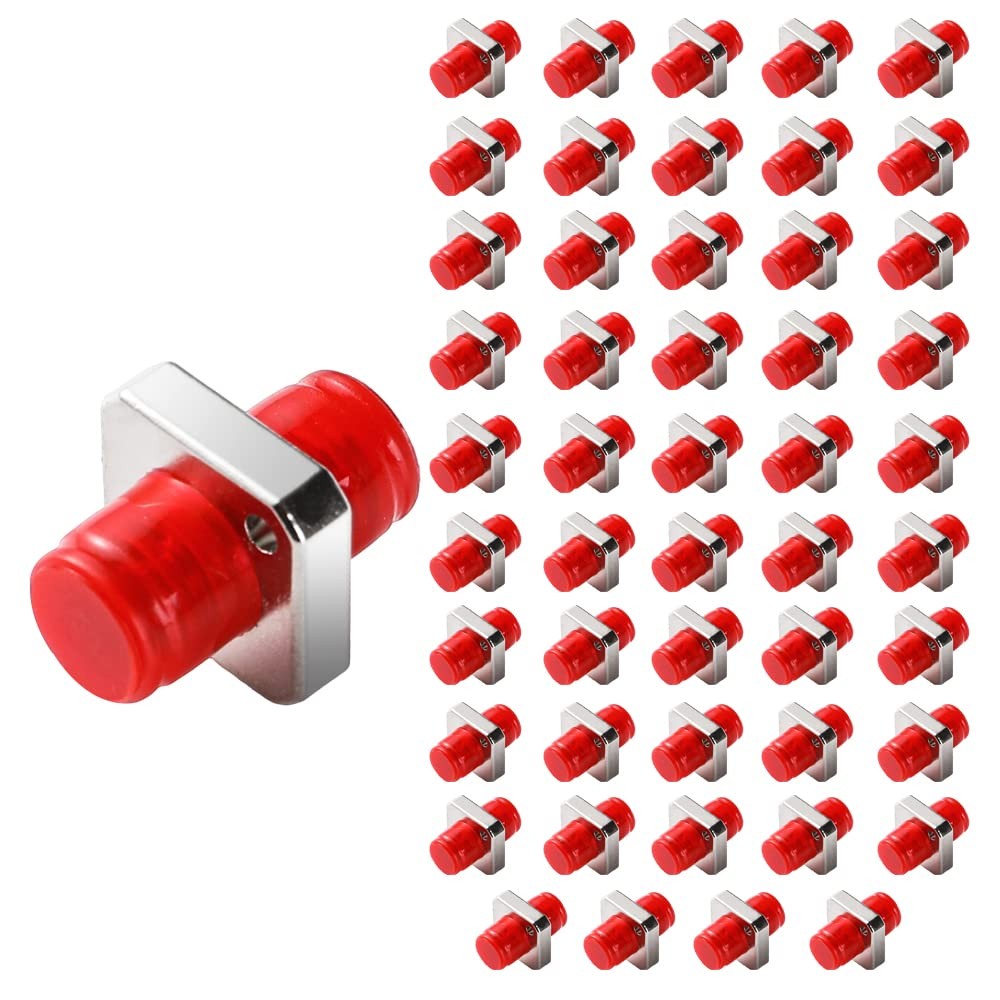 50 PCS FC To FC Coupler Fiber Optic Adapter Simplex Connecting Converter