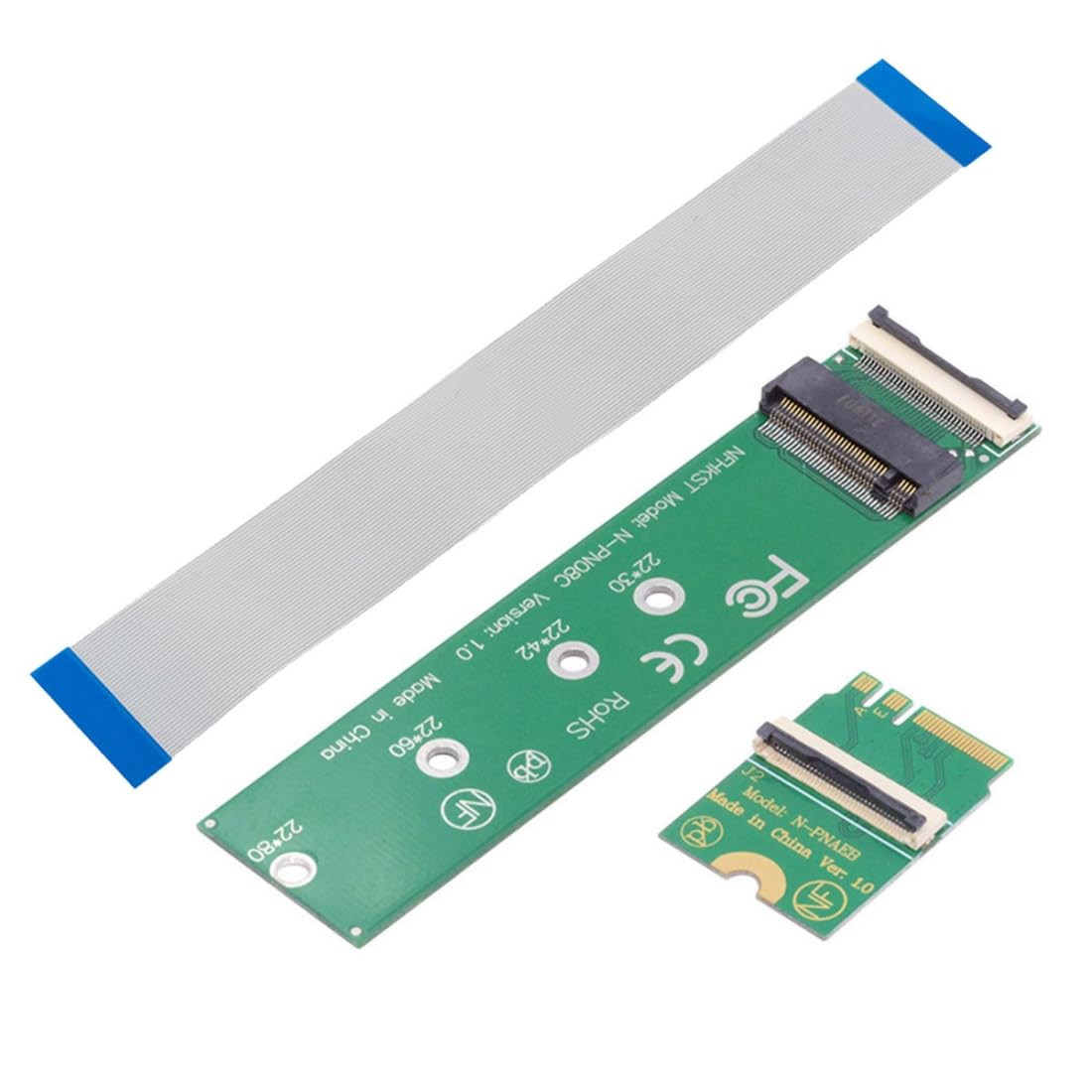 Chenyang M.2(A+E Key) 2230MM to NVME M-Key Extension Card Adapter for Motherboar