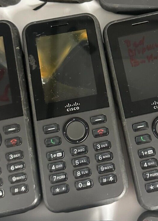 Lot of 4 Cisco 8821 CP-8821 Cordless IP VoIP Phone Wireless FOR PARTS