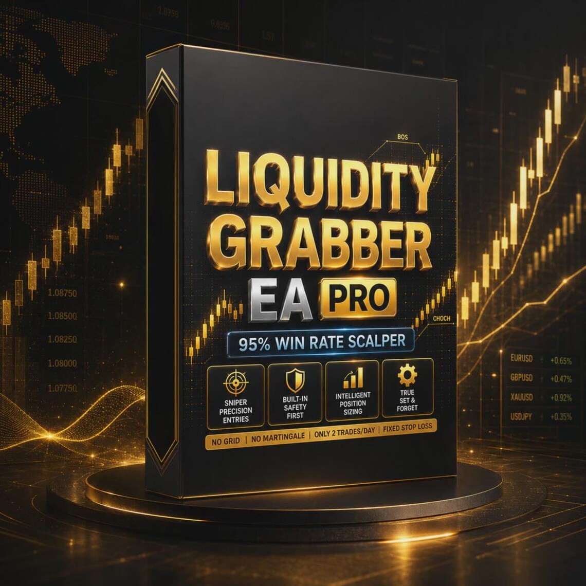 Liquidity Grabber EA MT5 | XAUUSD Forex Trading Robot Expert Advisor