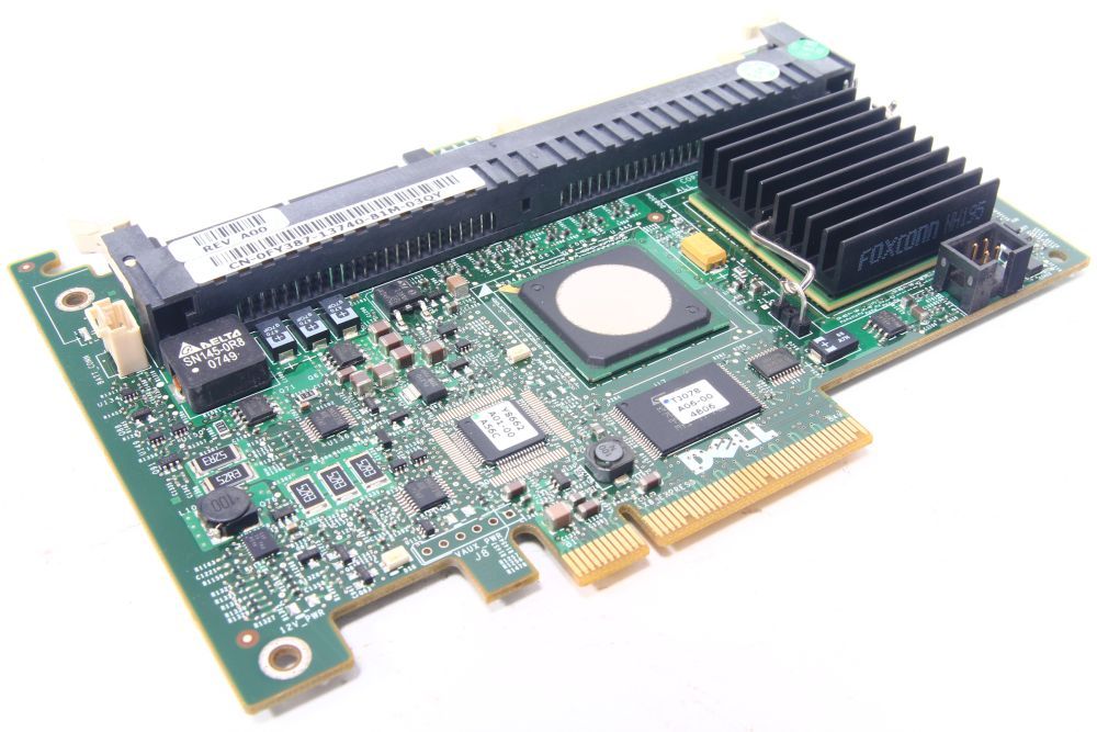 DELL P/N 0FY387 FY387 SAS RAID Controller Card PowerEdge 1950 Adapter PERC 5I