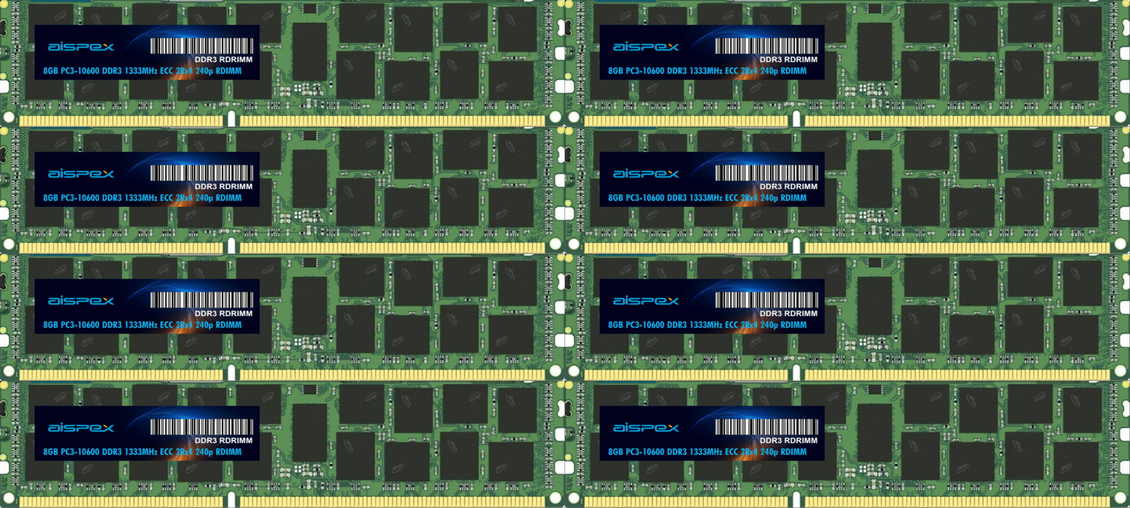 64GB (8X8GB) MEMORY FOR DELL POWEREDGE T410 T610 T710 R610 R710 R715 R815