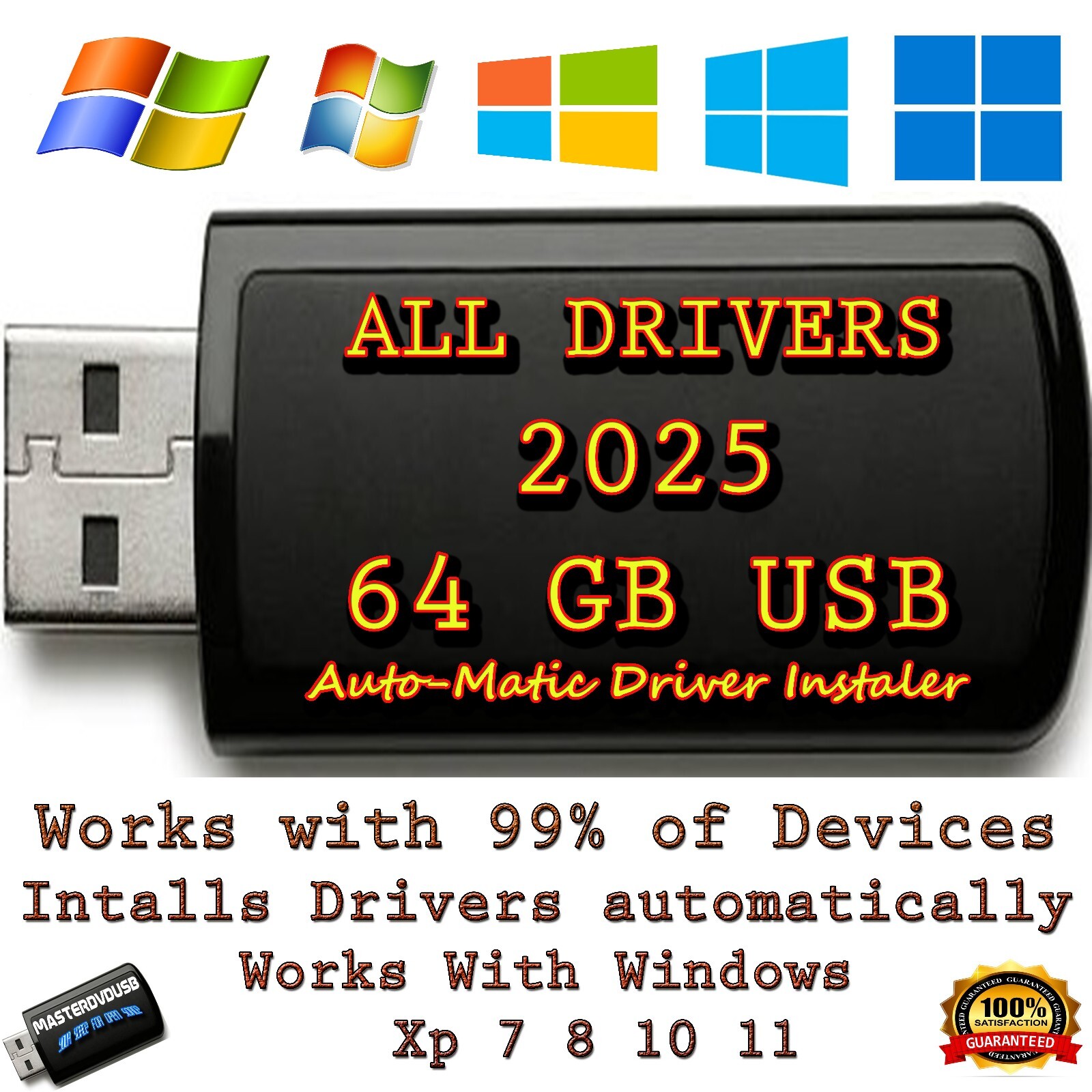 ALL DRIVERS 2025 64GB USB Automatic Driver Installer Every Tech Should Have One
