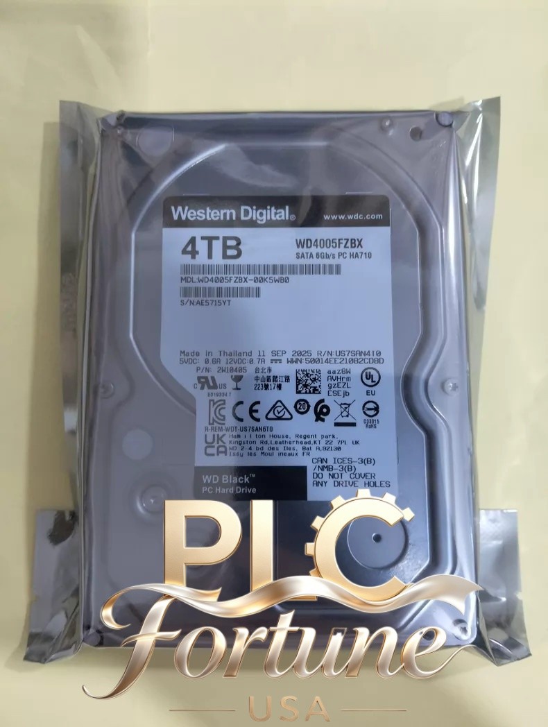 Western Digital Black WD4005FZBX 2W10405 4TB 3.5" SATA 6Gb/s HDD Hard Drive