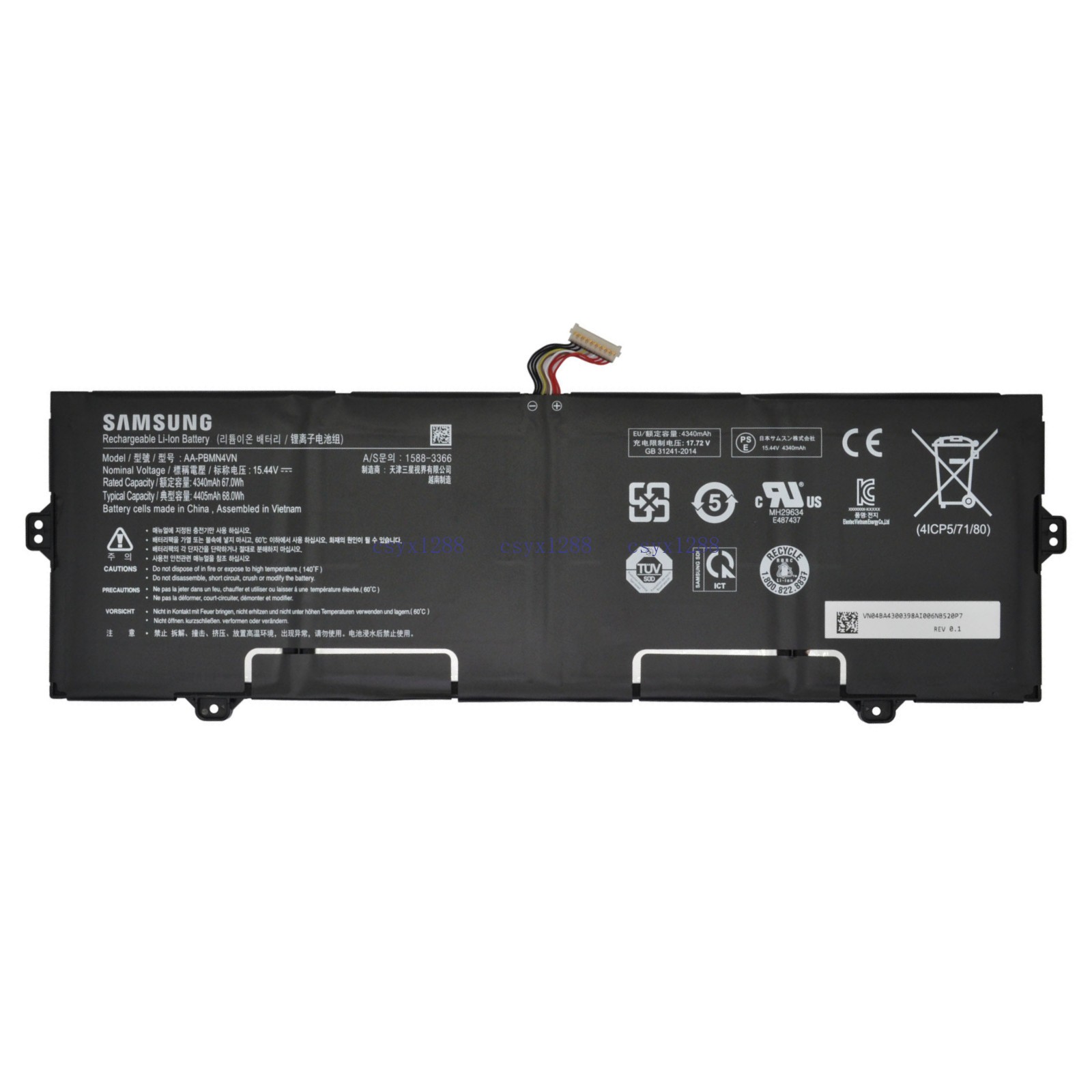 NEW Genuine AA-PBMN4VN Battery For Samsung Galaxy Book Pro 15 NP950XDB NP950QDB
