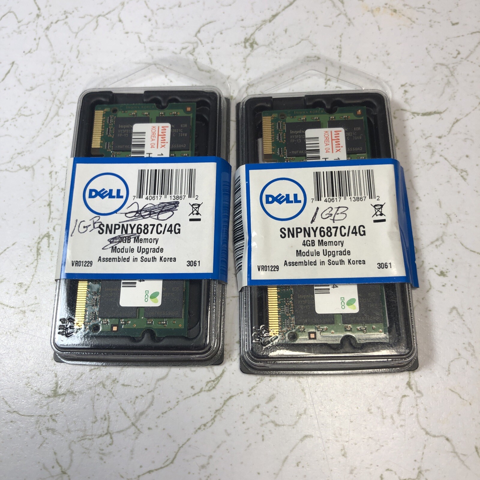 HYNIX 1GB 2Rx8 PC2-5300S-555-12 MEMORY RAM HYMP512S64CP8-Y5 AB-C "2 Pack"
