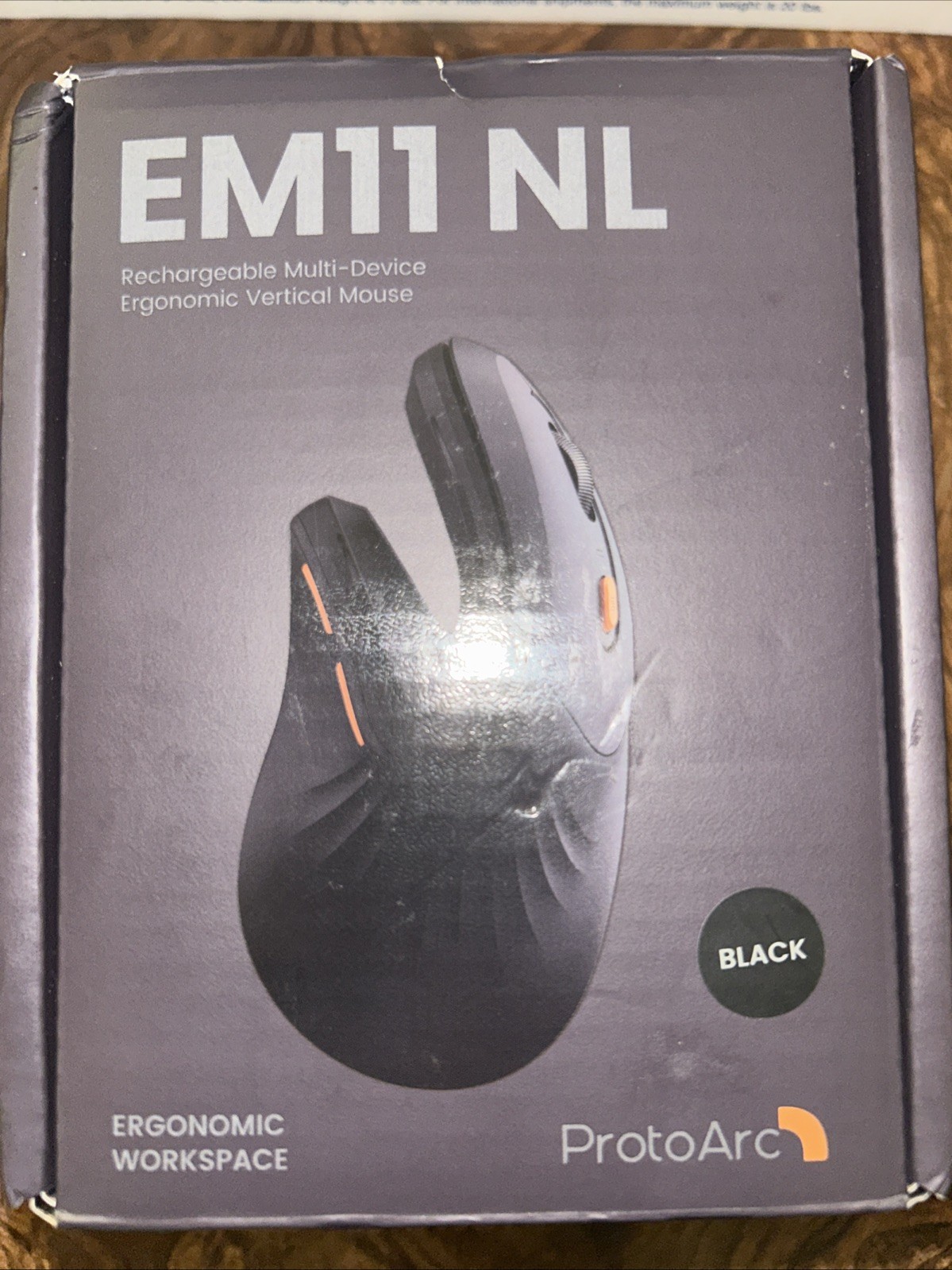ProtoArc Ergonomic Vertical Mouse, EM11 NL Bluetooth Mouse Wireless, Ergo Mouse