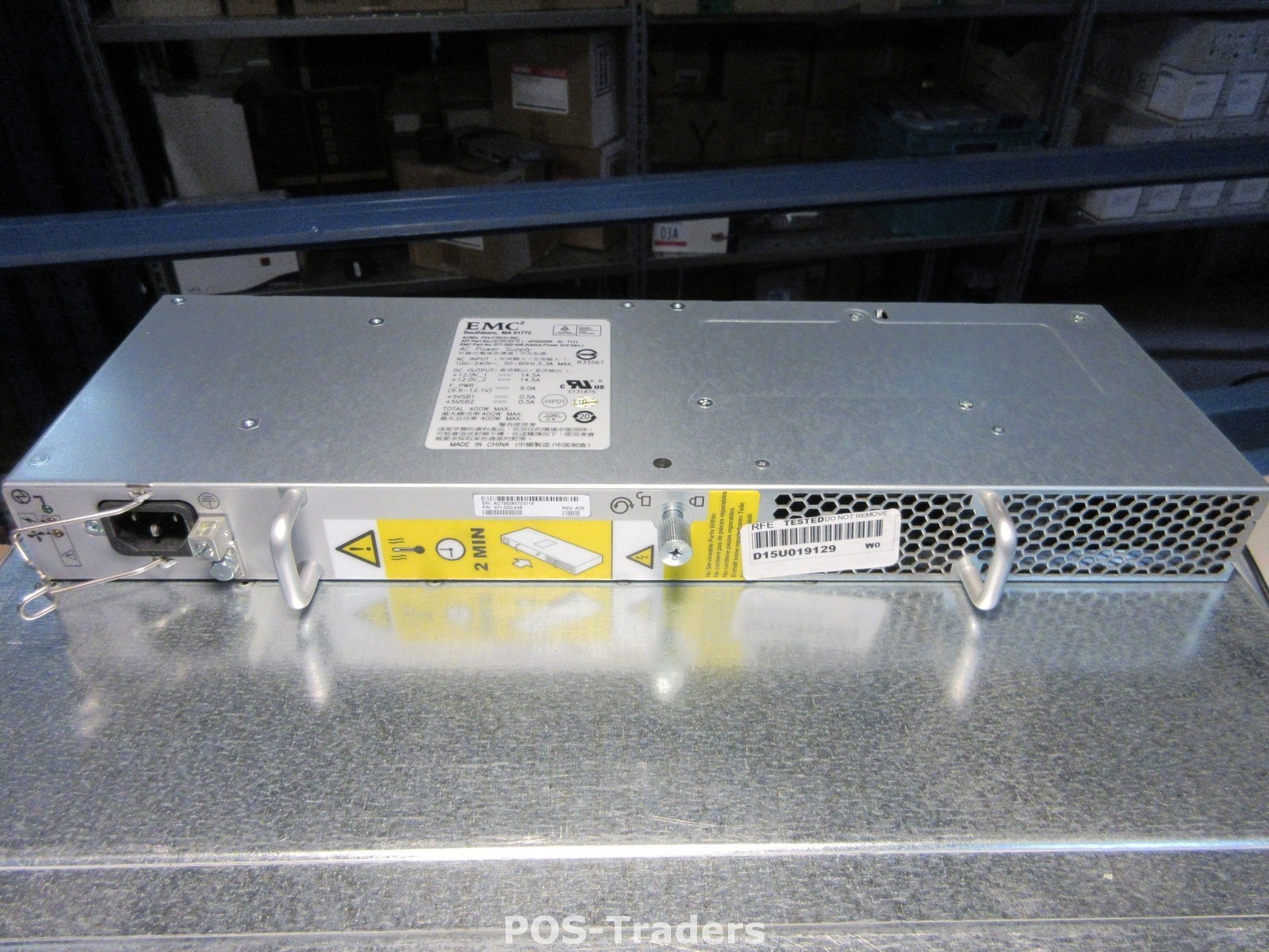 Dell EMC 071-000-438 HM202 Power Supply API5SG06 100-240VAC 12VDC 14.5A CX-4PDAE