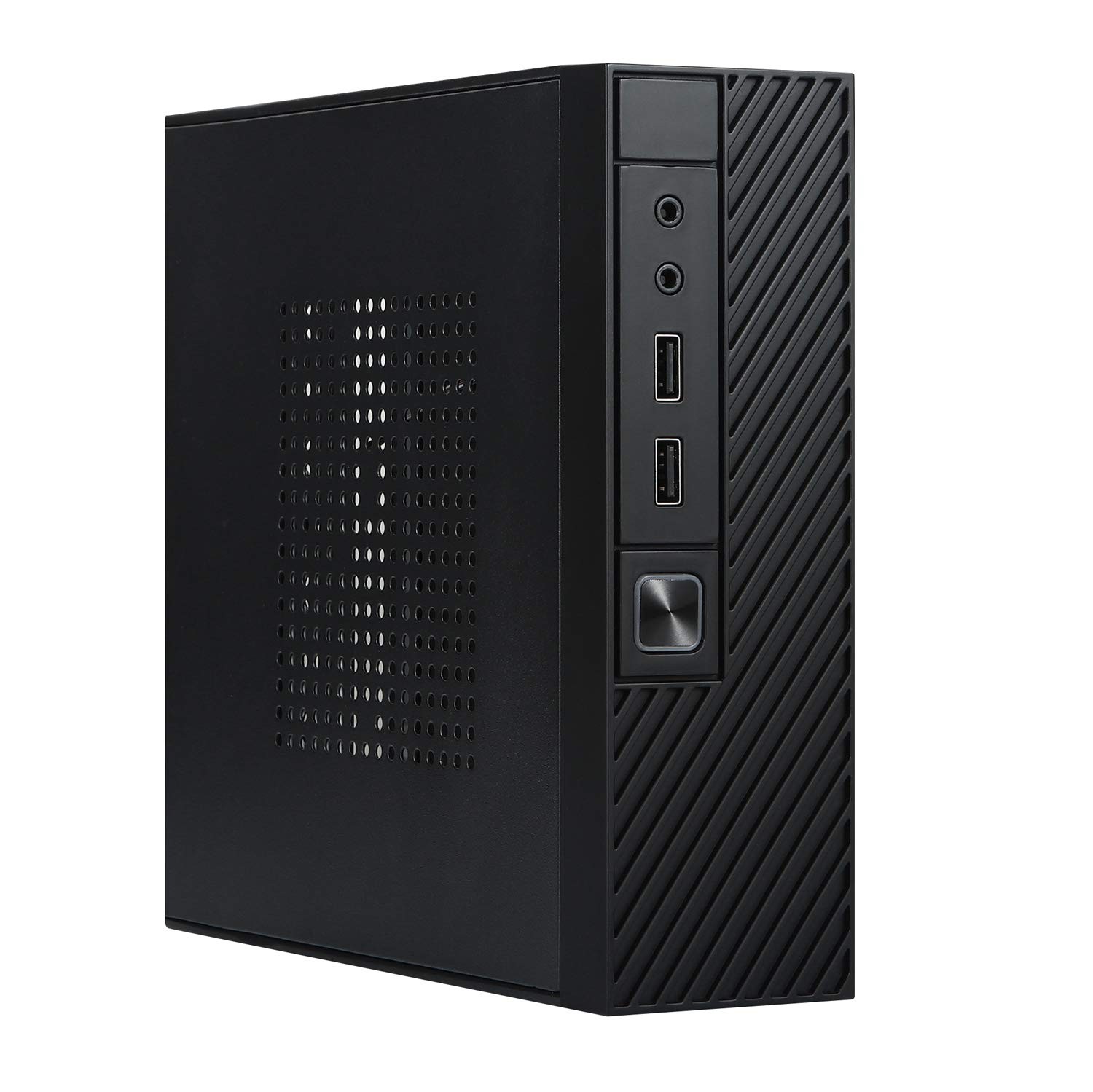 M06 SPCC 0.6mm Mini ITX Black Desktop Computer Chassis 2.5" Drive Bay with VE...