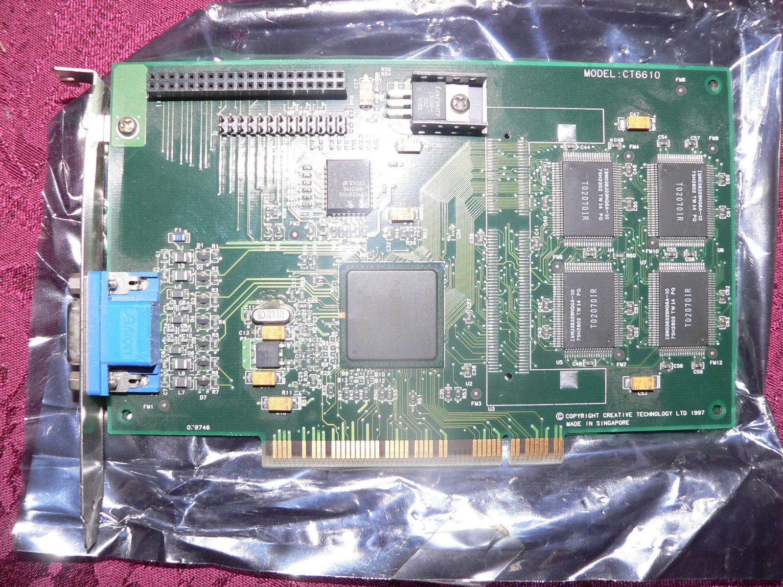 Vintage Creative Labs Graphics Video Card CT6610