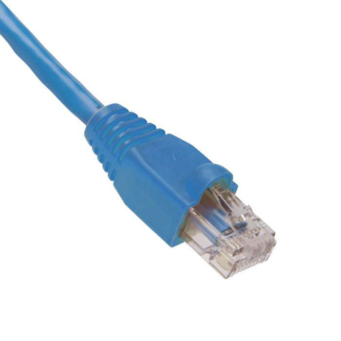  Cat6 PLENUM Patch Cable 150FT BLUE RJ45 CONNECTORS INSTALLED MADE IN USA CAT5E