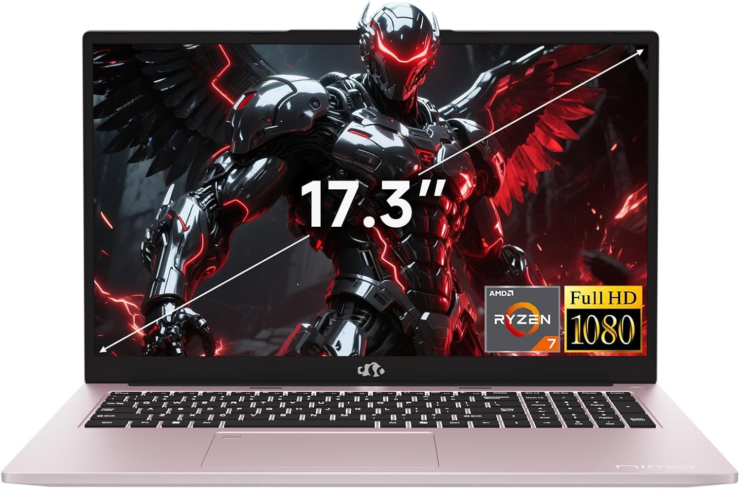 NIMO 17.3" LightGaming Laptop AMD Ryzen 7 7735HS 8 Cores 16/32/64GB DDR5 1TB SSD