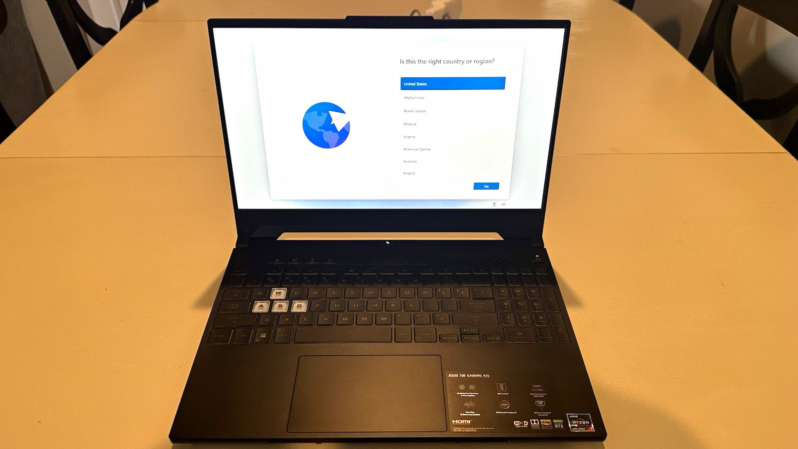ASUS TUF Gaming A15 FA507R Ryzen 7 6800H RTX 3050 16GB 512GB SSD