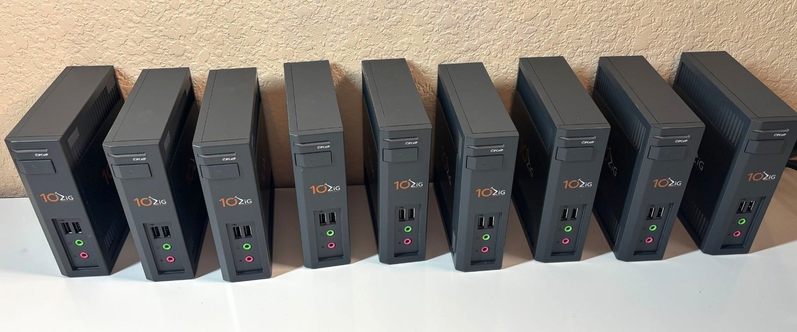 Lot of 10 10ZiG V1200-P TERA2 Zero Client PCoIP Thin Clients Model 2930D 