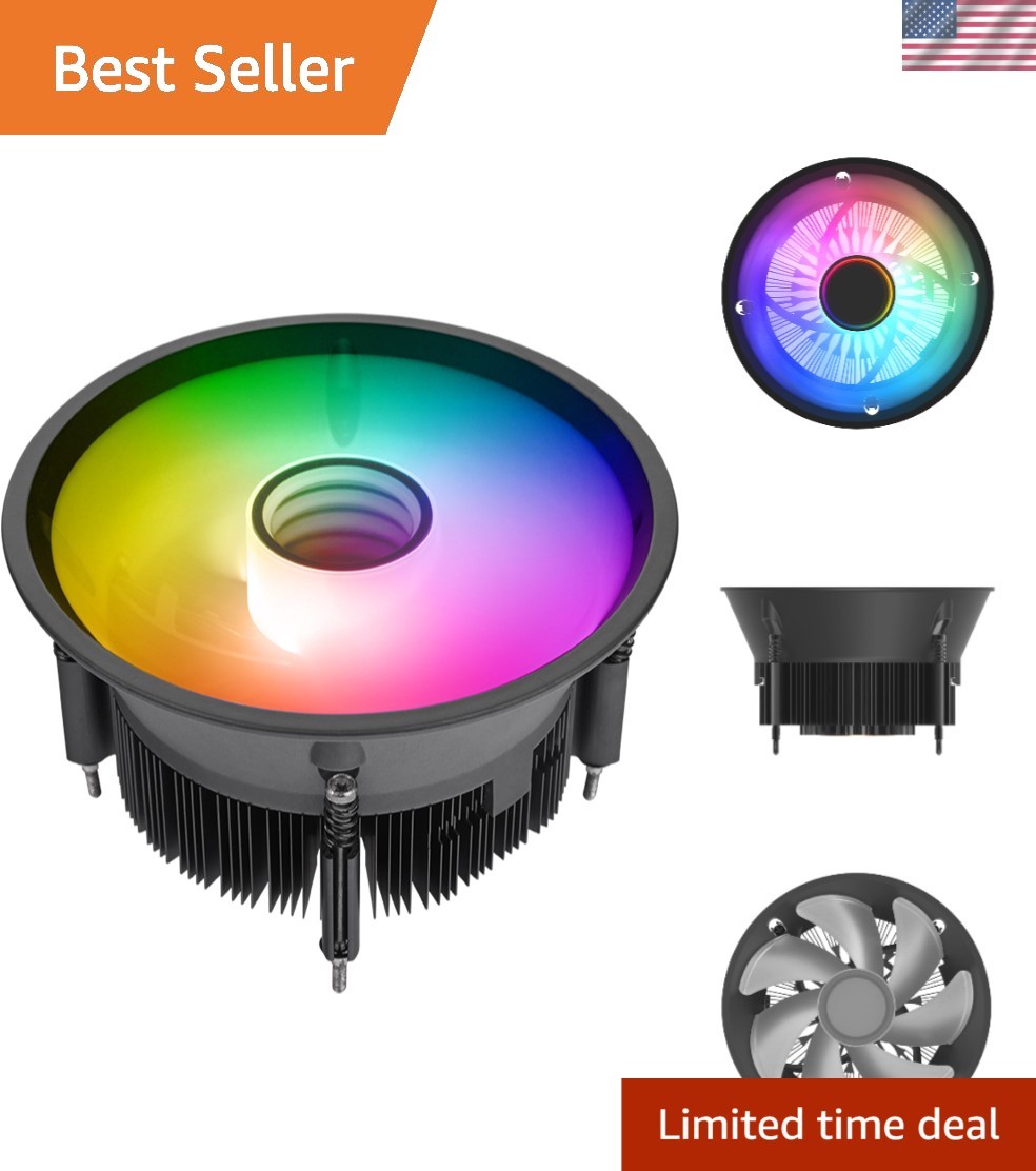 UX150 ARGB CPU Cooler - Black, 130mm Fan, RGB