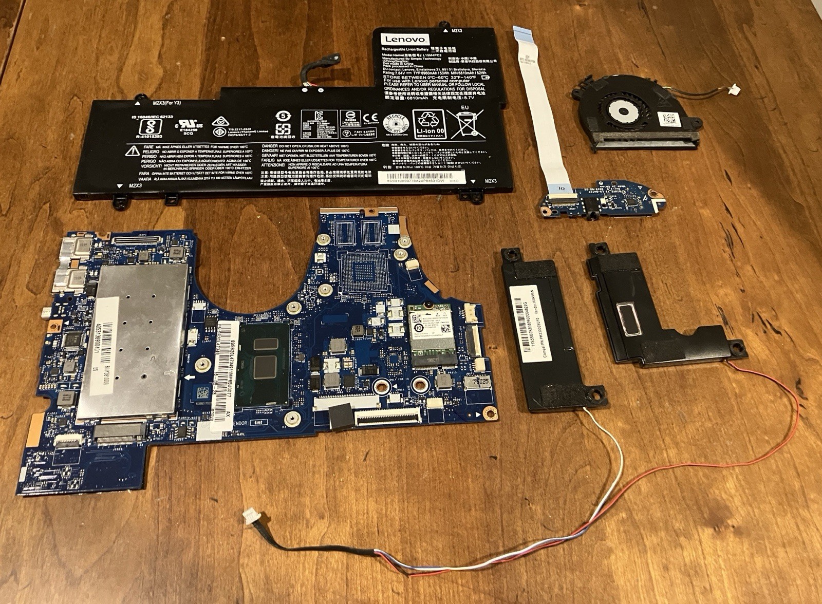Lenovo Yoga 710-15ISK Laptop Replacement Parts Bundle - Read