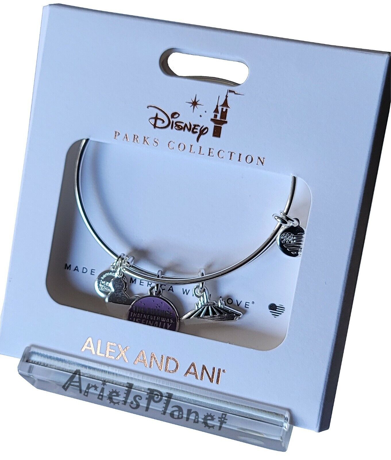 Disney Parks Tomorrowland Space Mountain Wire Bracelet By Alex & Ani