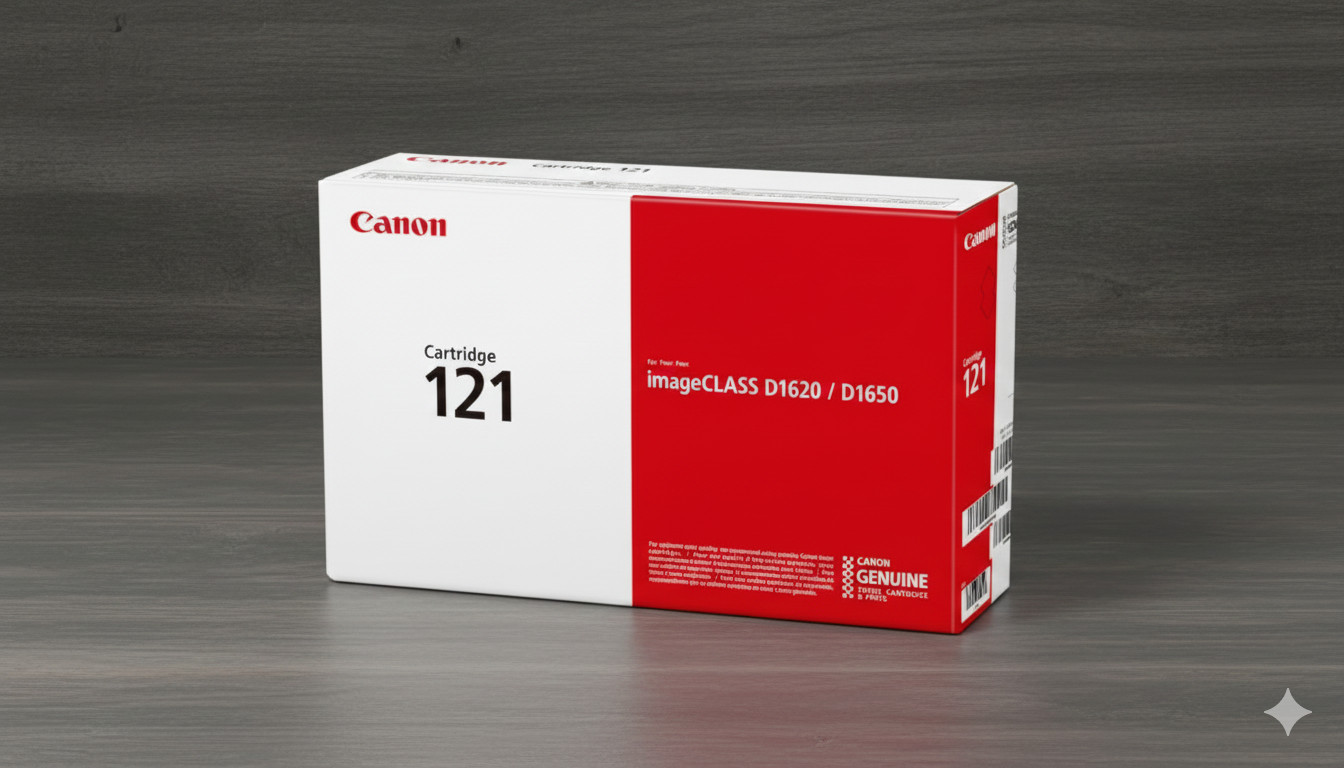 Canon 121 Black Toner Cartridge Genuine Original New Sealed