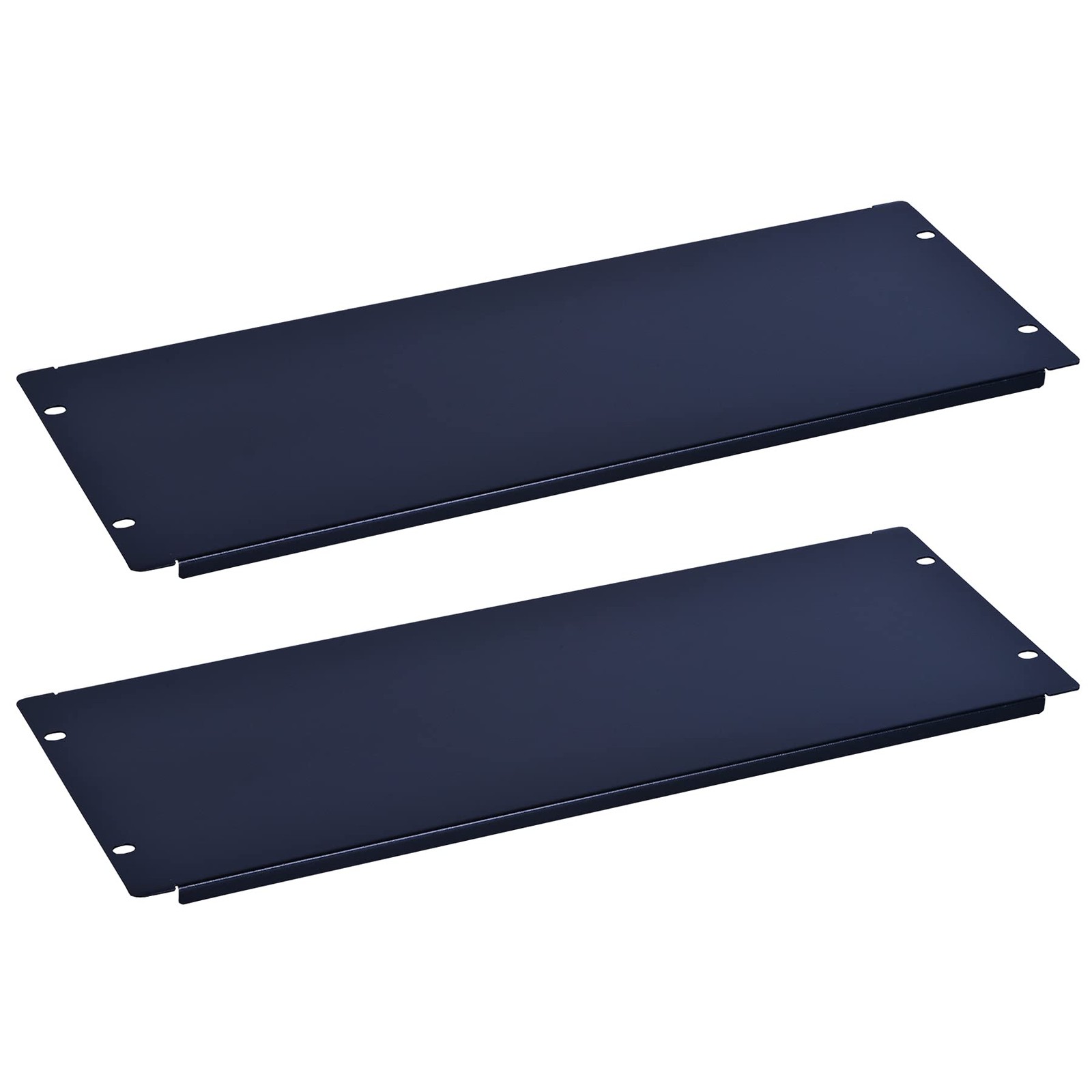 RackPath 4U Blank Rack Mount Panel Spacer for 19in Server 4U, Black 