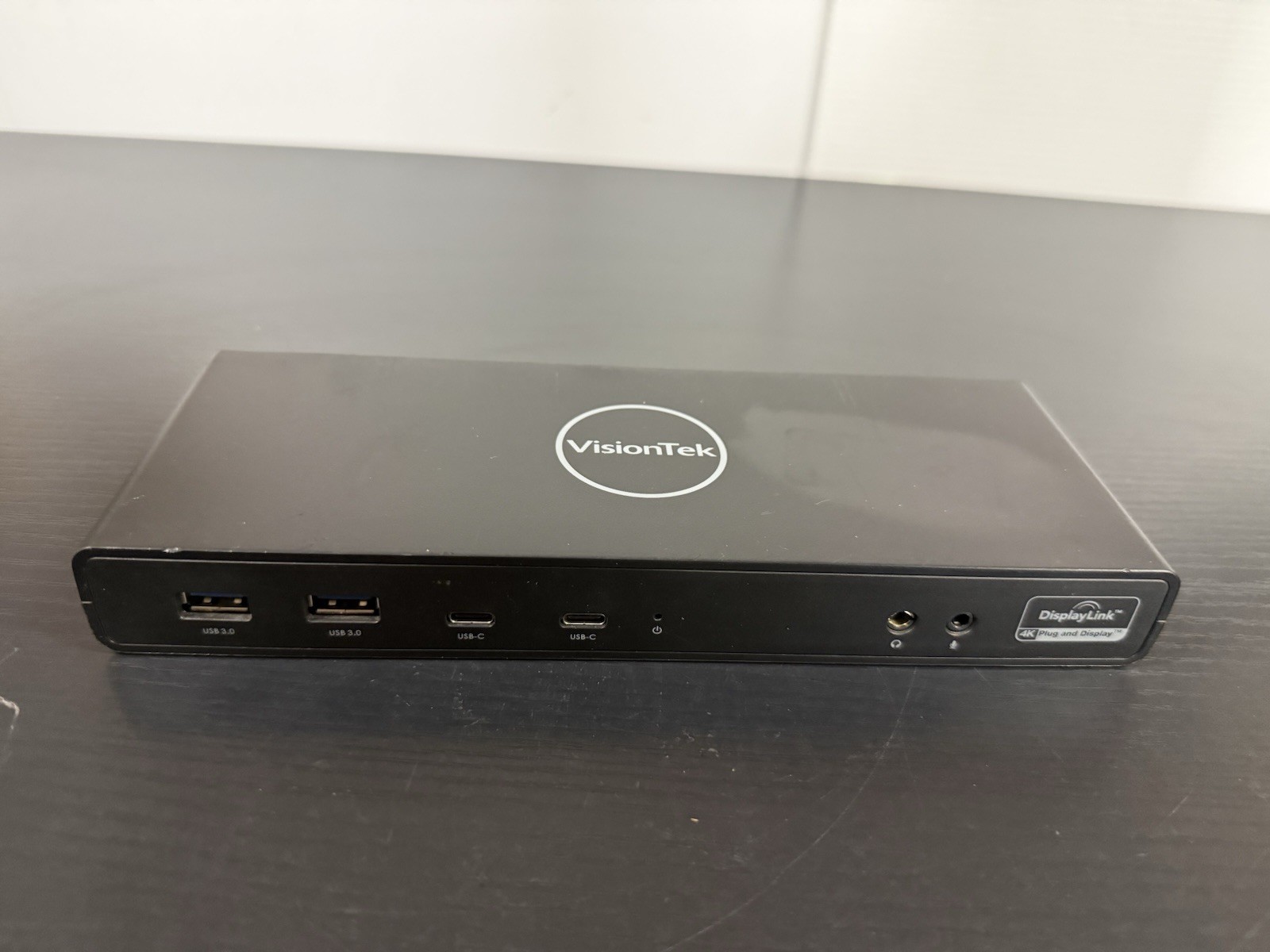 VisionTek - VT4510 Dual Display 4K USB 3.0 / USB-C Docking Station Dock Only