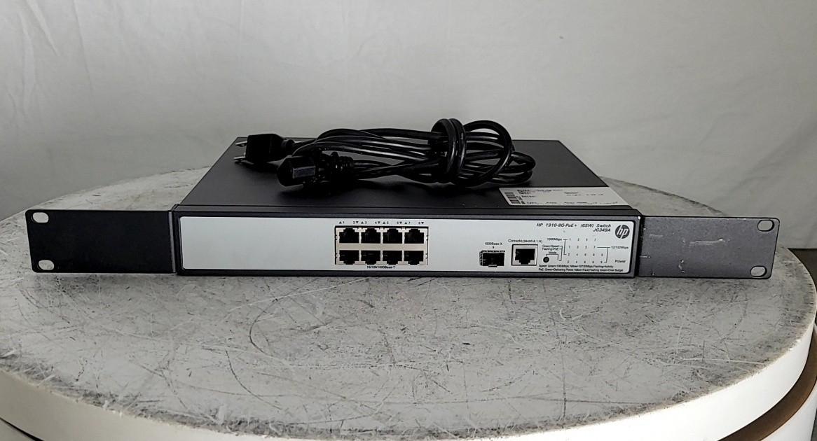 HP 1910-8g-poe JG349A 8-Port Gigabit Switch POE