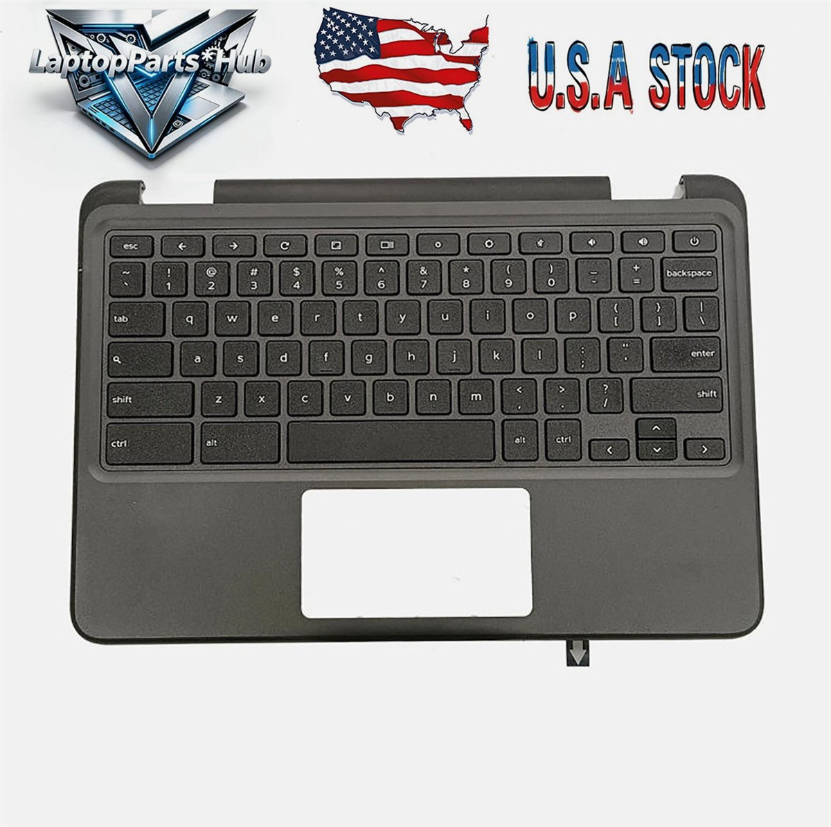 Dell Chromebook 11 3100 Upper Case Palmrest W/Non-Backlit Keyboard 09X8D7 USK