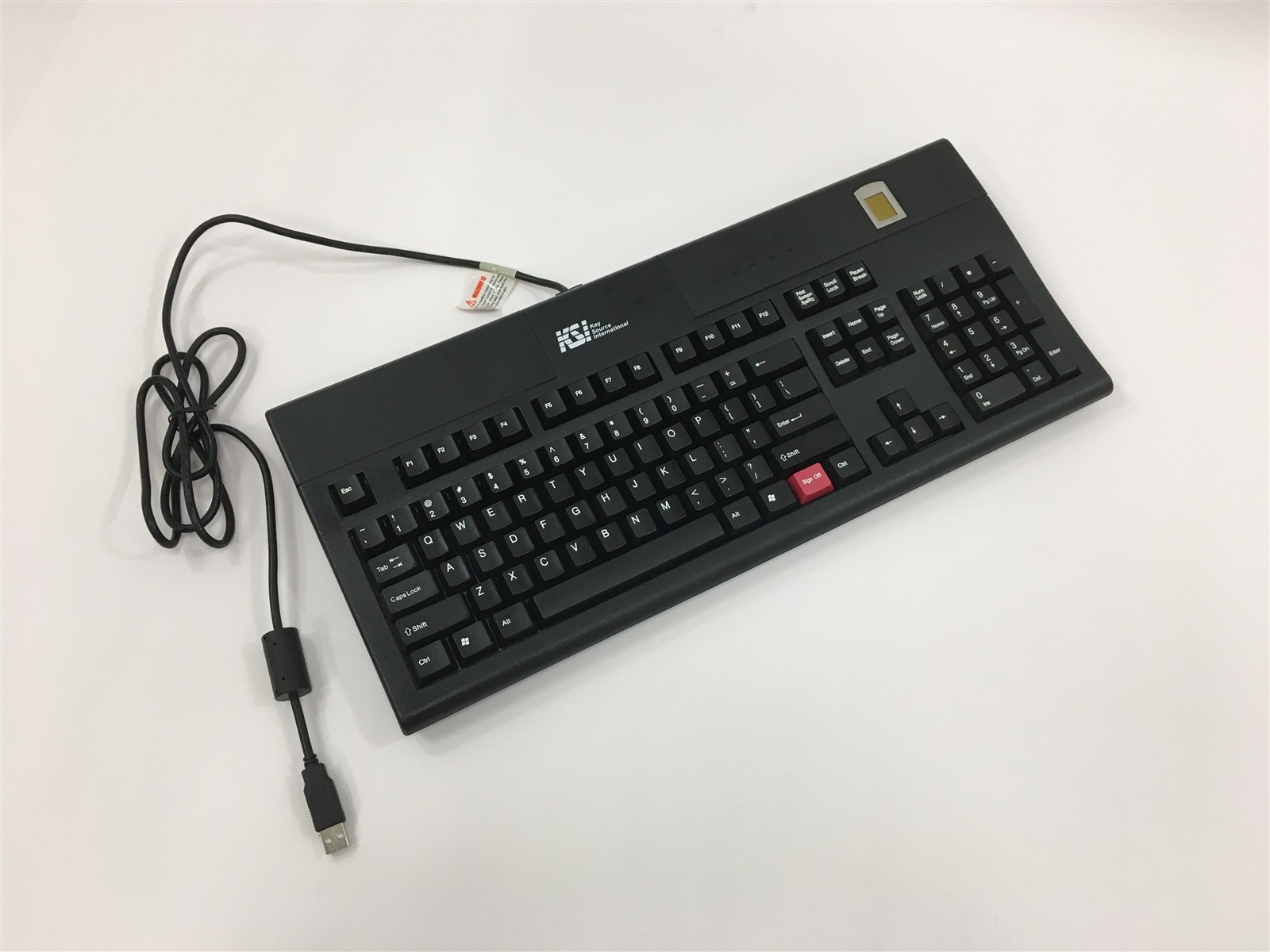 NEW LOT OF 5 Key Source International KSI-1457 GFB SECURITY BIOMETRIC Keyboard