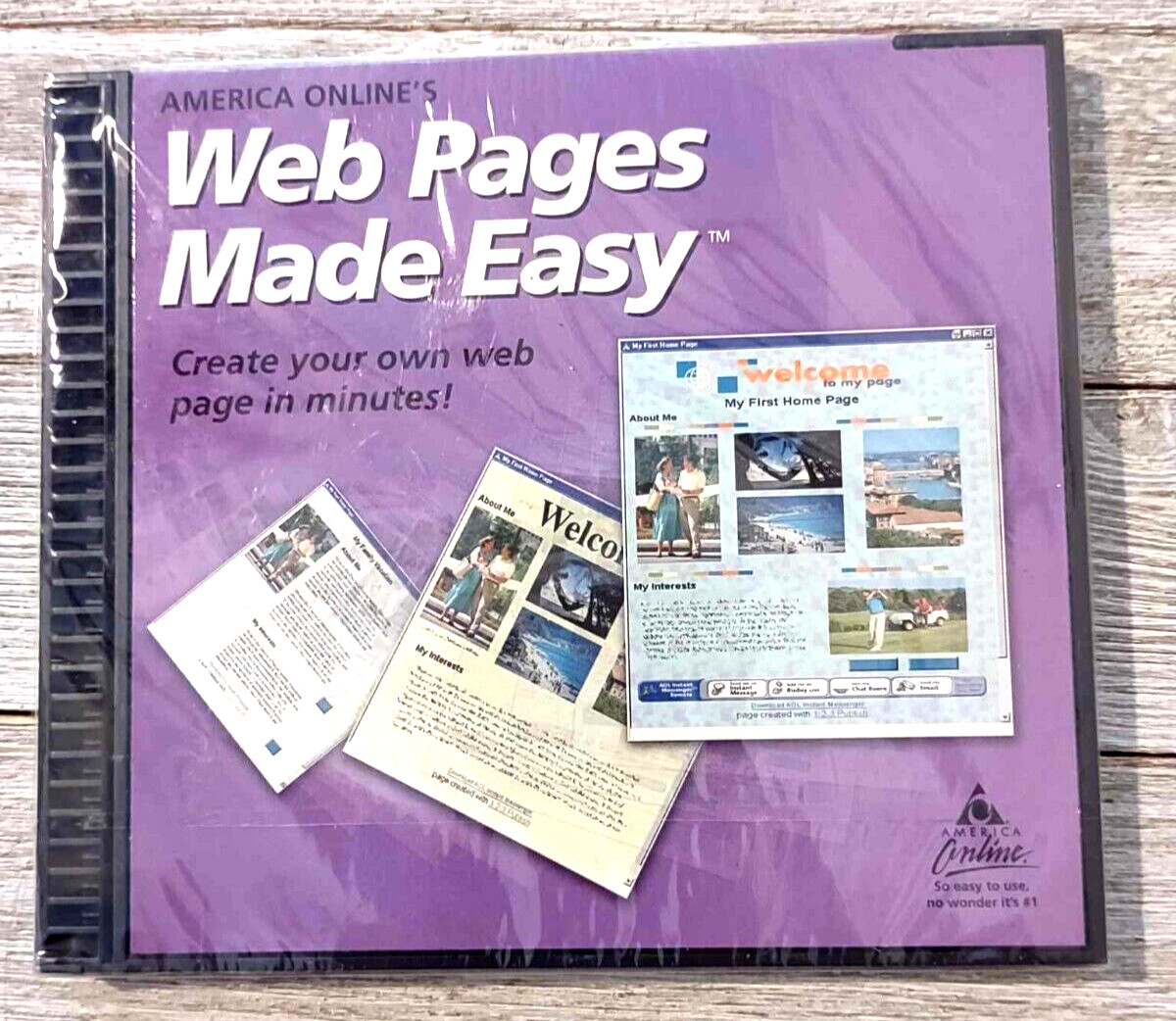 America OnLine's Web Pages Made Easy CD