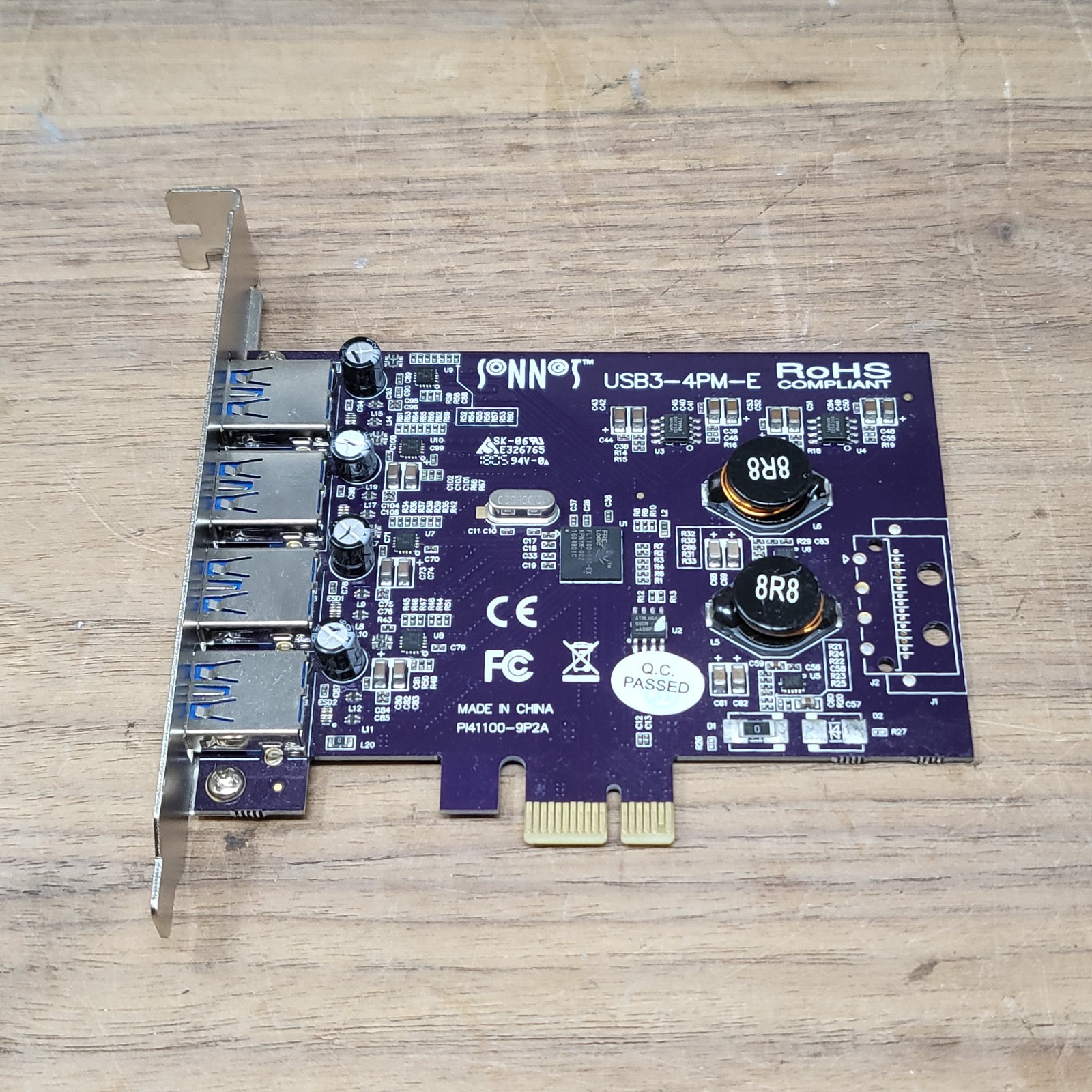 Sonnet Allegro USB3-4PM-E 4-Port USB 3.0 PCIe Card Mac Windows 5Gbps