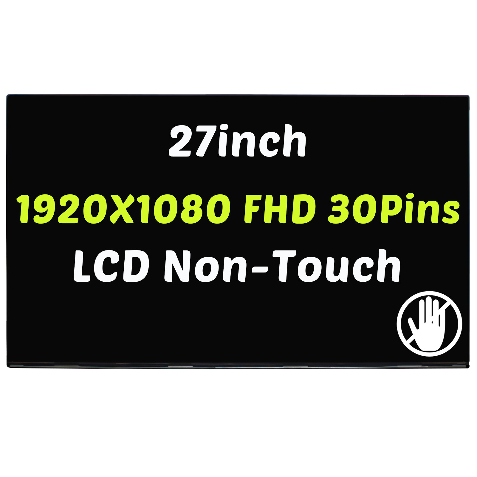 27inch WLED LCD Display FHD 30Pins Non-Touch for HP 27-C 27-CB0052 27-CB0156M