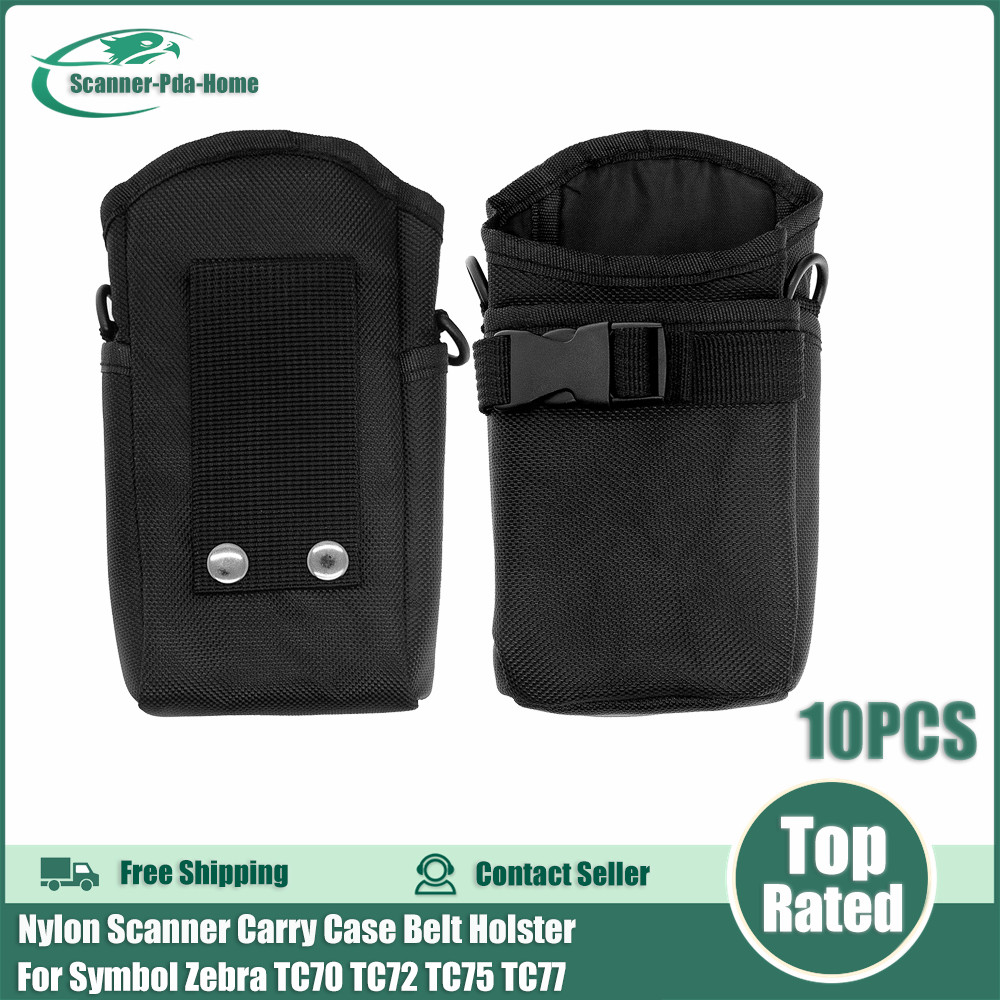 10Pcs Nylon Scanner Carry Case Belt Holster for Symbol Zebra TC70 TC72 TC75 TC77