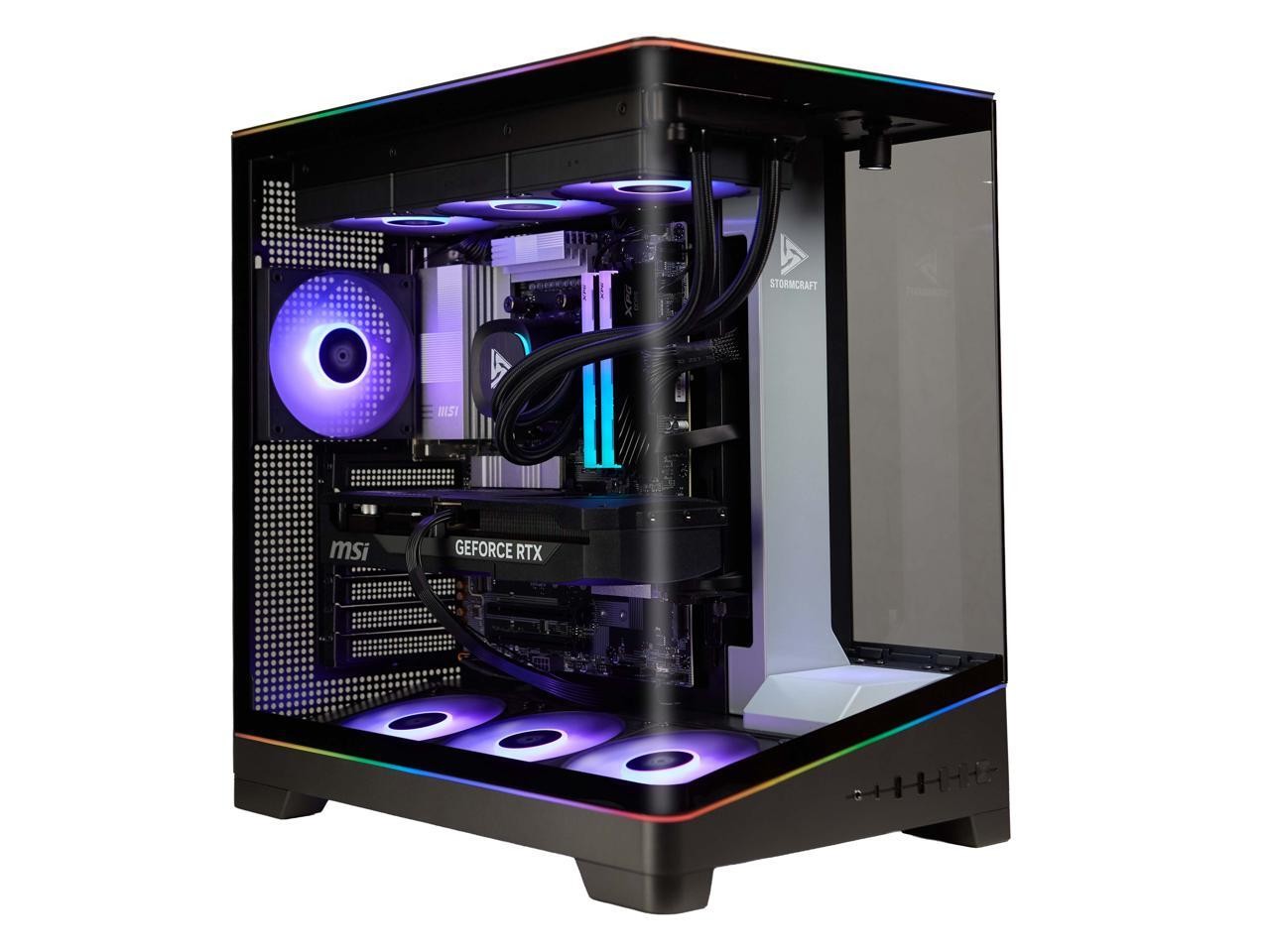 STORMCRAFT VALKYRIE AMD Ryzen 7 9800X3D 32GB 2TB GF RTX 5080 W11H Gaming Desktop