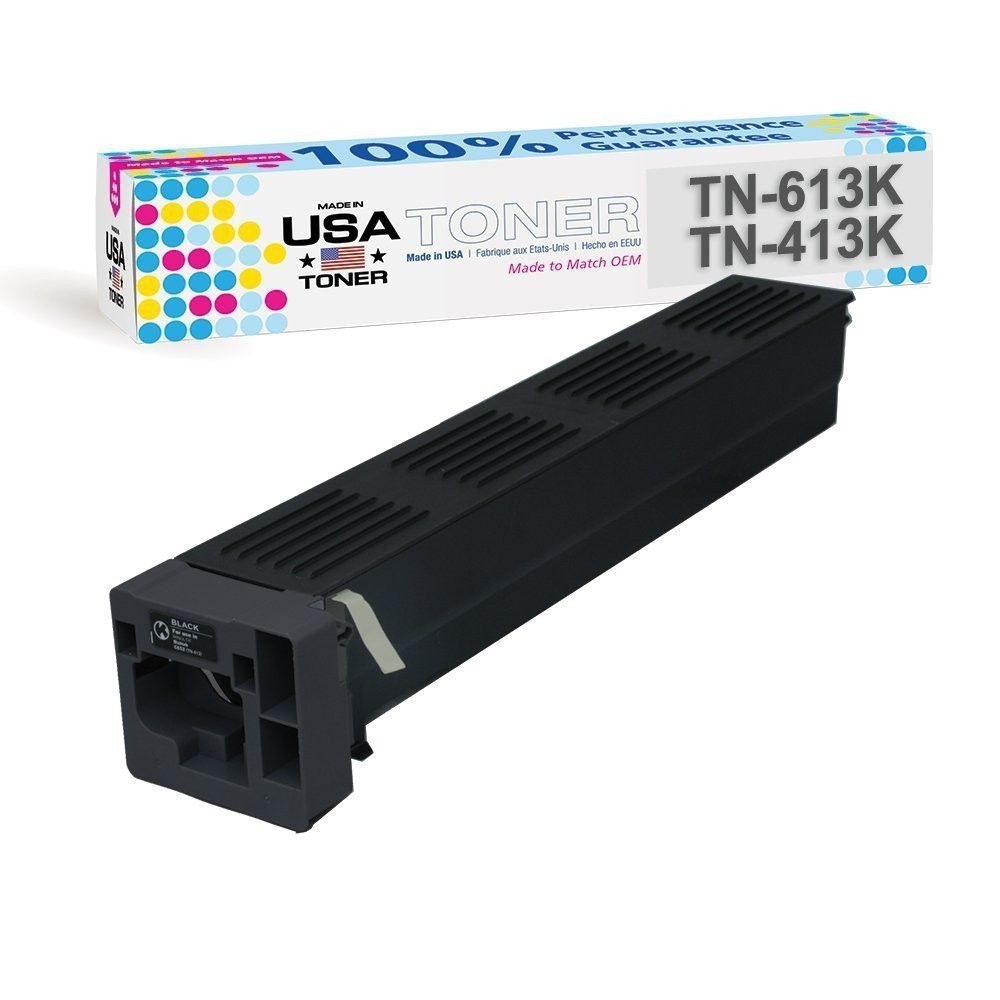 Compatible Konica Minolta Bizhub C452, C552, C652, TN-613K, TN-413K Black Toner