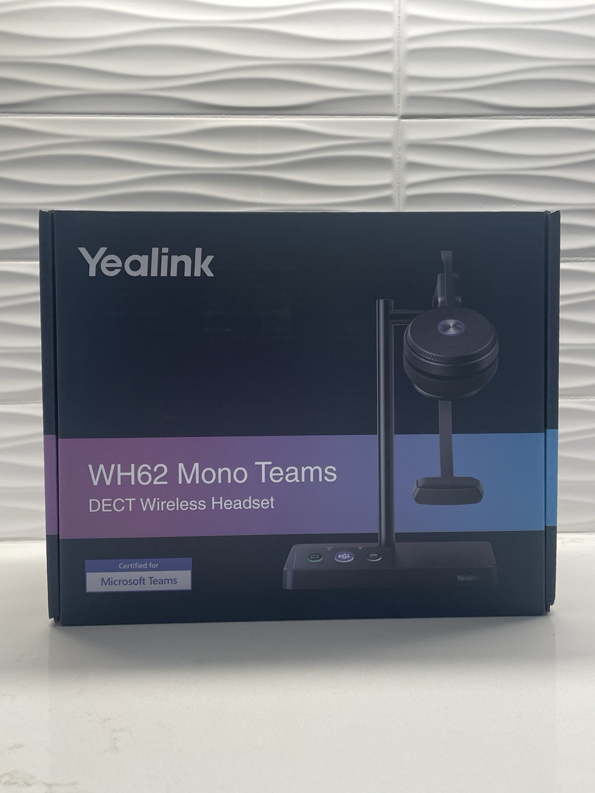 Yealink WH62 Essential DECT Mono Wireless Headset, Teams 1308000C -