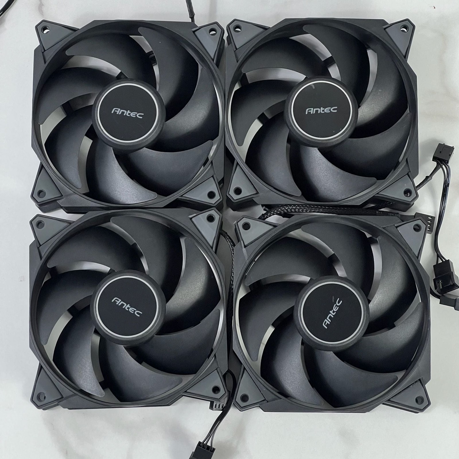 Antec Storm 12030 AF12012GH2PB 120mm PWM Case Fan - Lot of 4