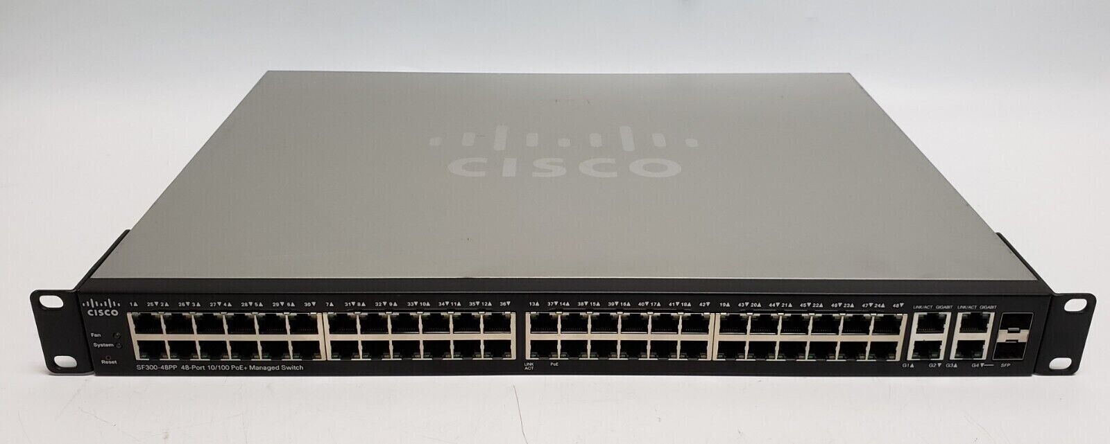 Cisco SF300-48PP-K9 48-Port 10/100 PoE+ Managed Switch