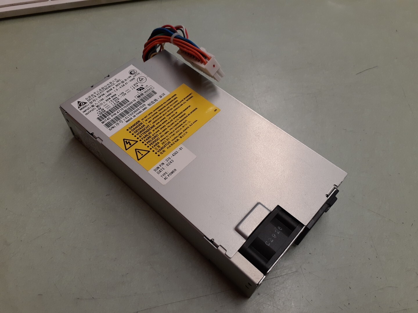 Delta DPSN-80AB A REV 00 80W AC Input Power Supply SUN 370-4363-01