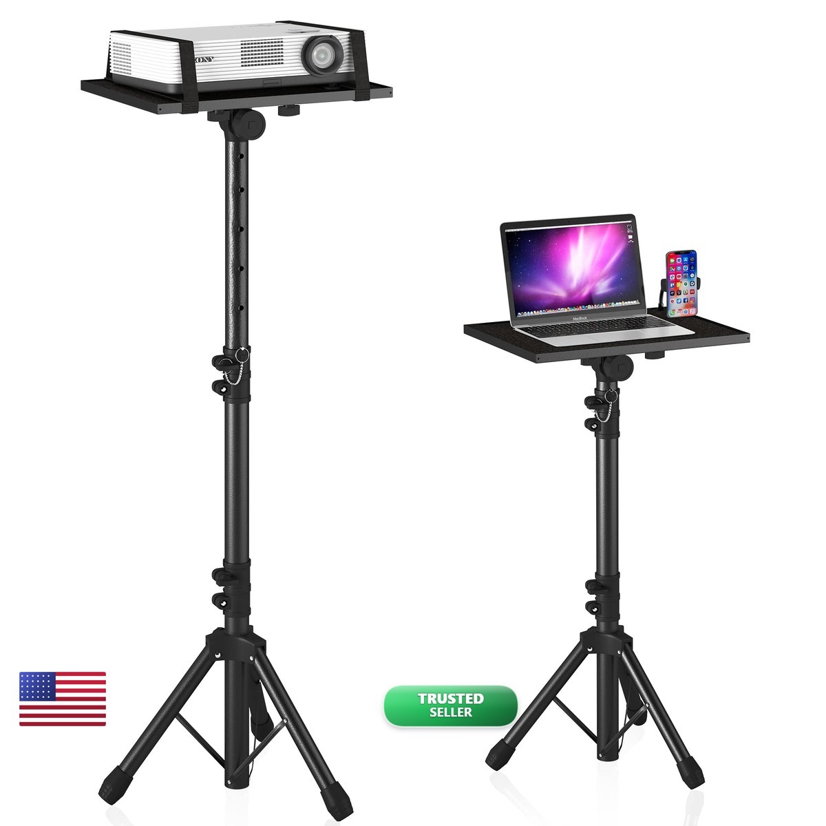 DECOSIS TA-PSZ-3 Projector Stand Tripod Laptop Stands Height Adjustable