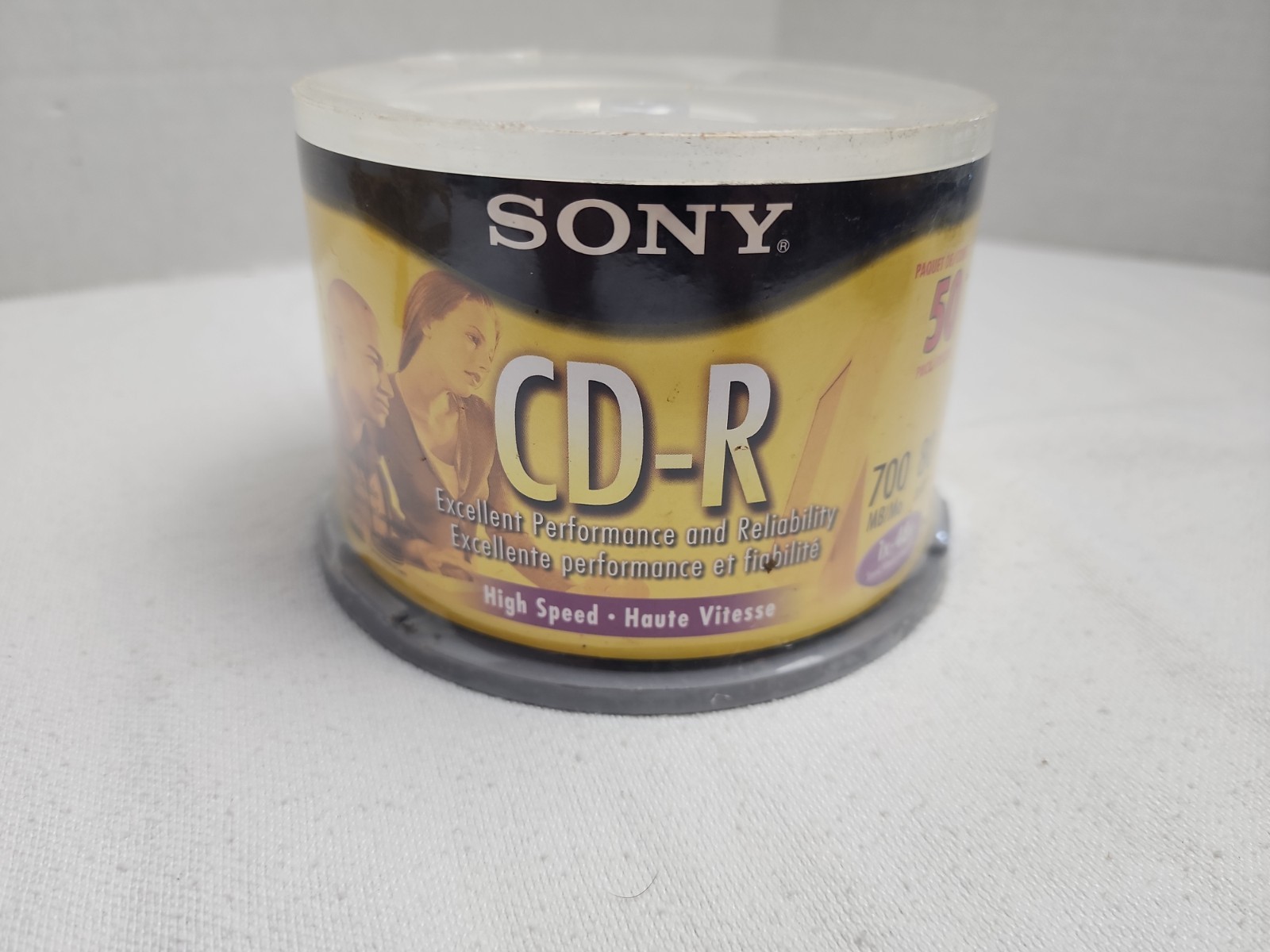 NEW Sony CD-R High Speed Recordable Disc 700 MB 1X-48X 80 Min 50 Pk Sealed
