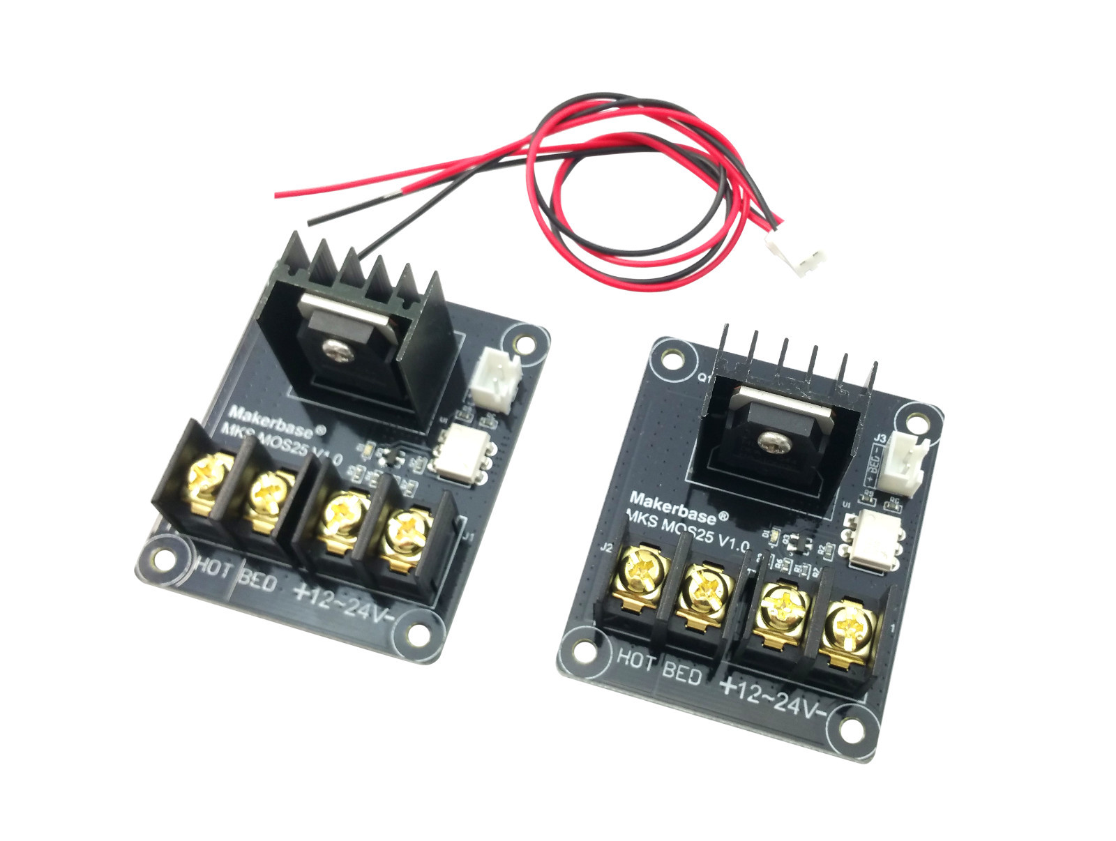 2pcs ANET A8  MOSFET Board Upgrade 3D Printer Heated Bed Power Module i3 Heatbed