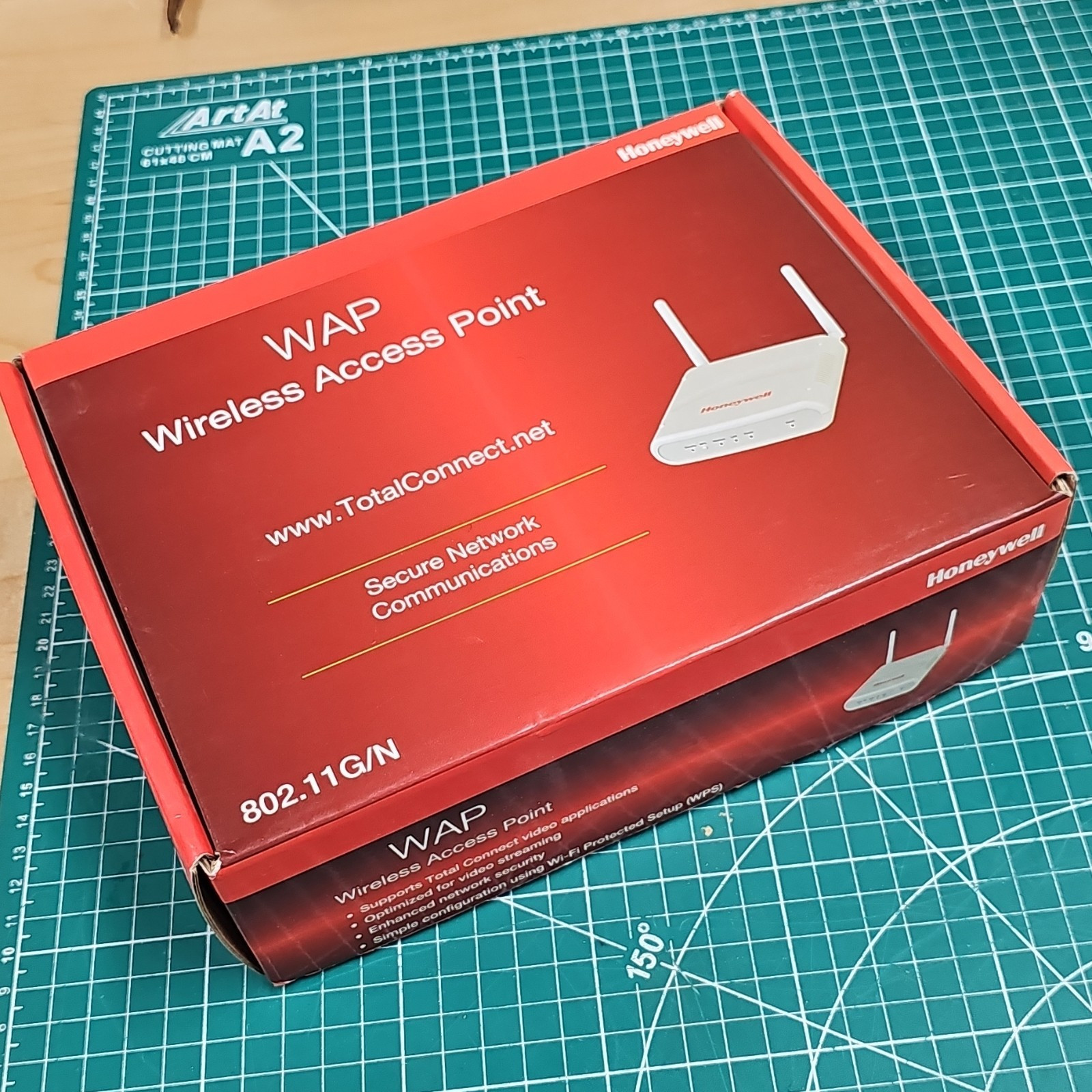Honeywell WAP Wireless Access Point 802.11G/N Secure 4 LAN Ethernet