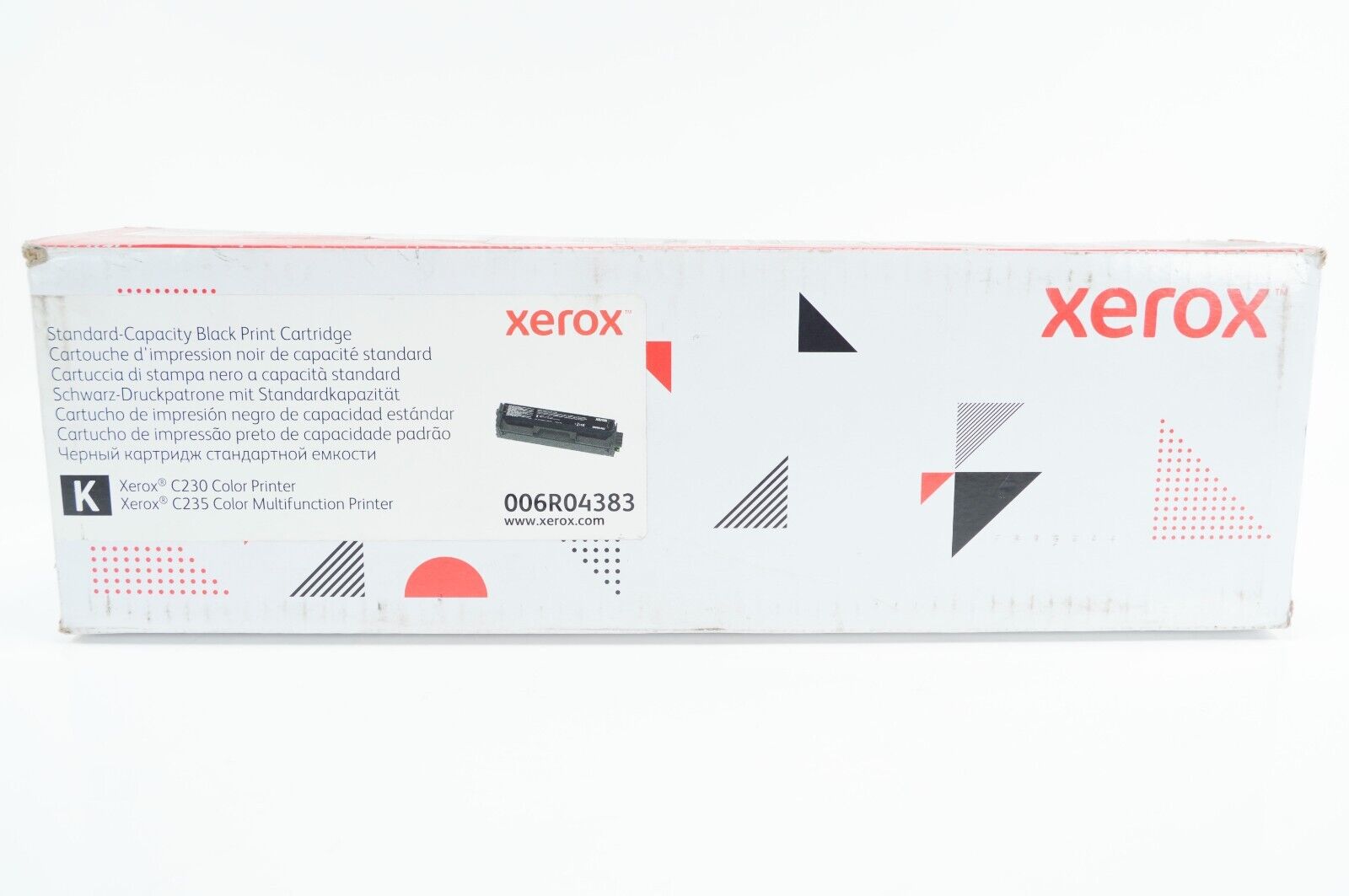 Xerox Genuine C230/C235 Black Standard Toner Cartridge 1500 pages 006R04383